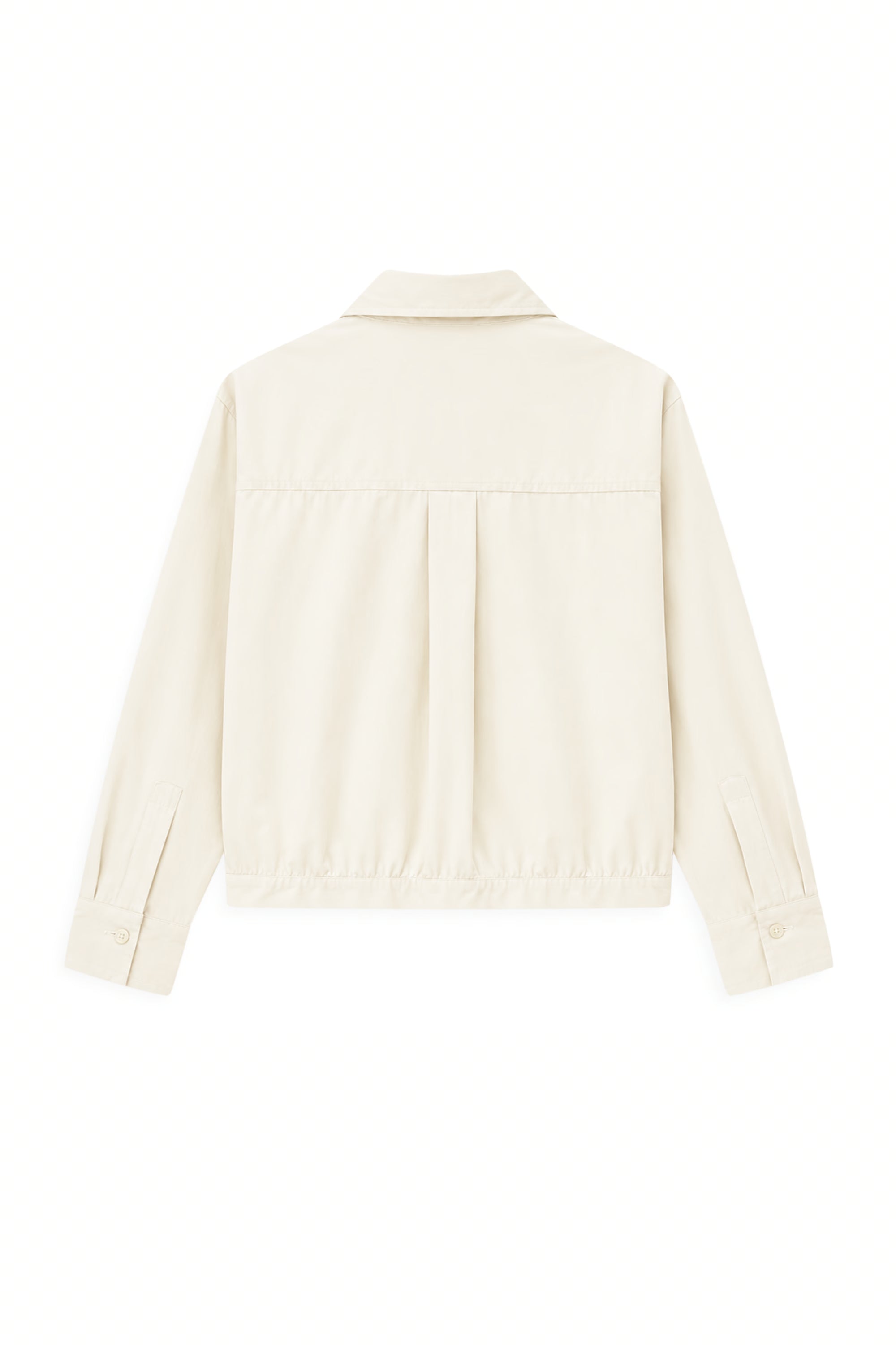 AIIZ Women's Crop Long Sleeves Shirt