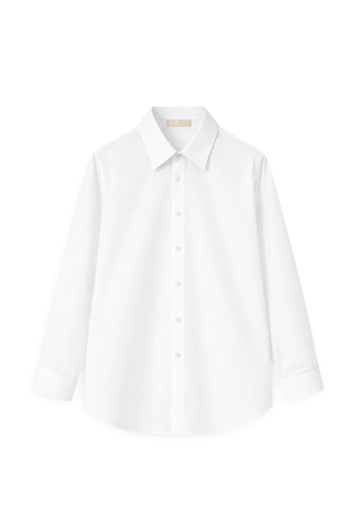 AIIZ Women's Long Sleeve Shirt (White / S)