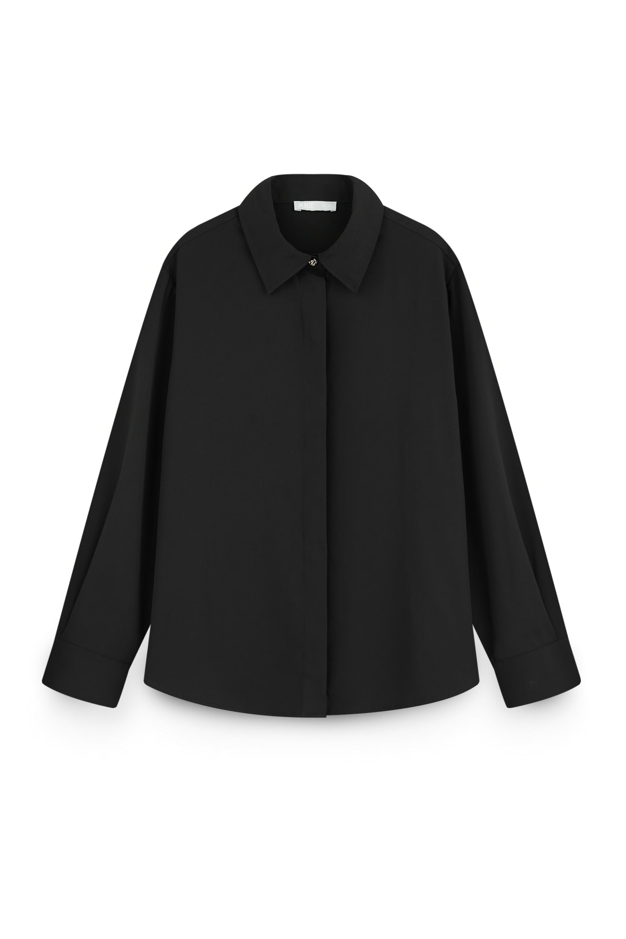 AIIZ Women's Long Sleeve Shirt (Black / S)