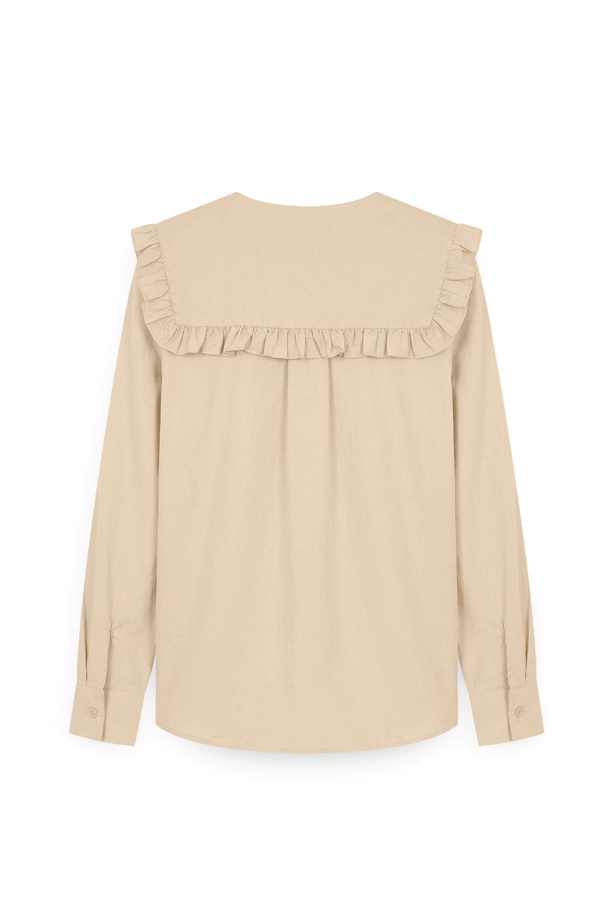 AIIZ Women's Embroidered Peterpan Collar Shirt