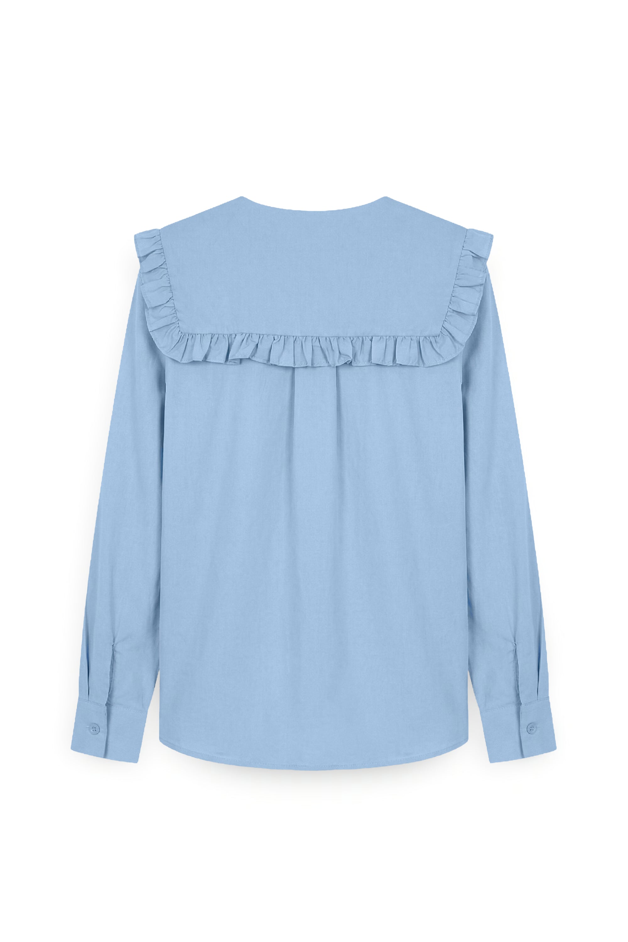 AIIZ Women's Embroidered Peterpan Collar Shirt