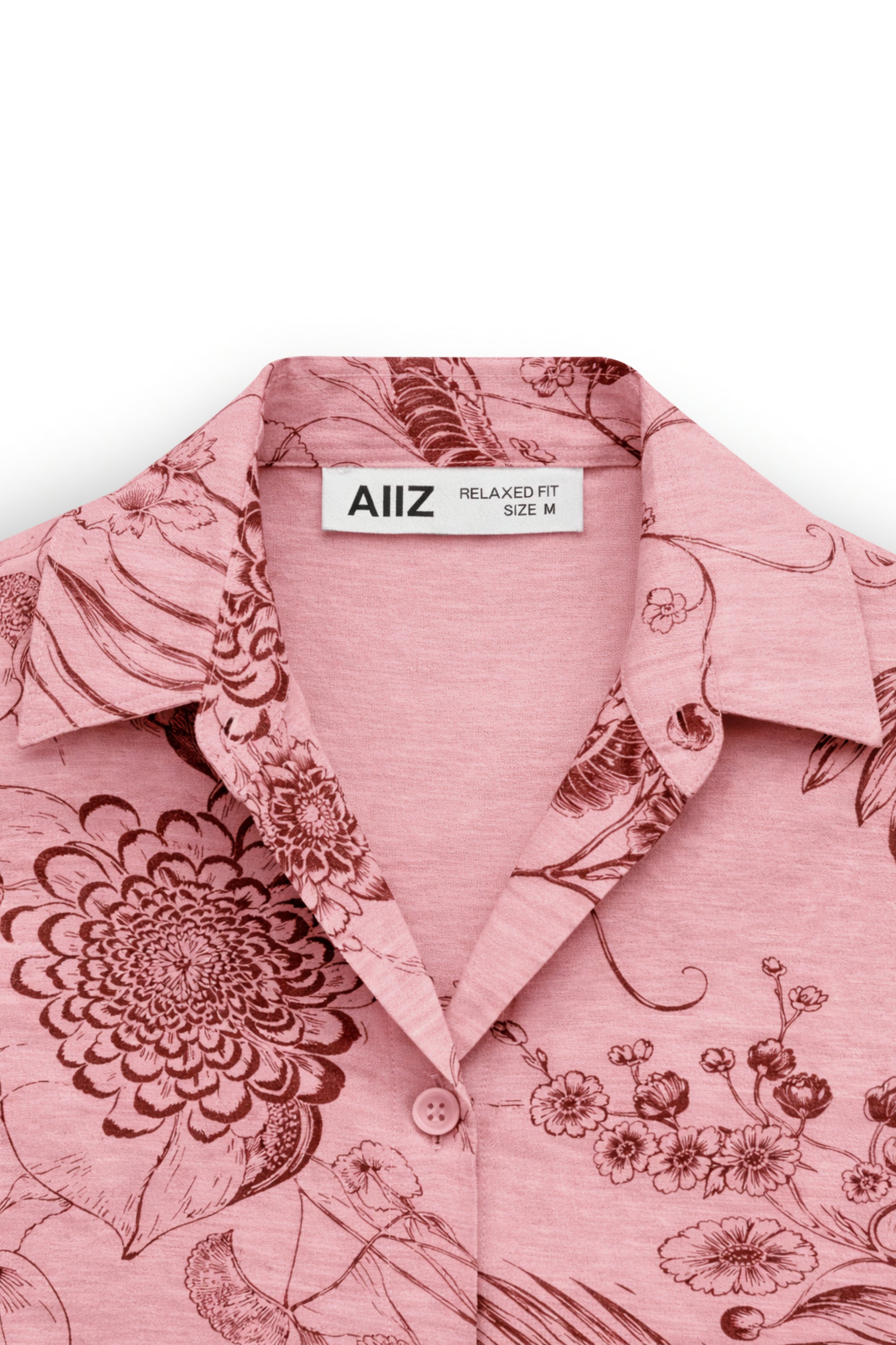 AIIZ Women's Wild West Gardens Printed Short Sleeve Shirt