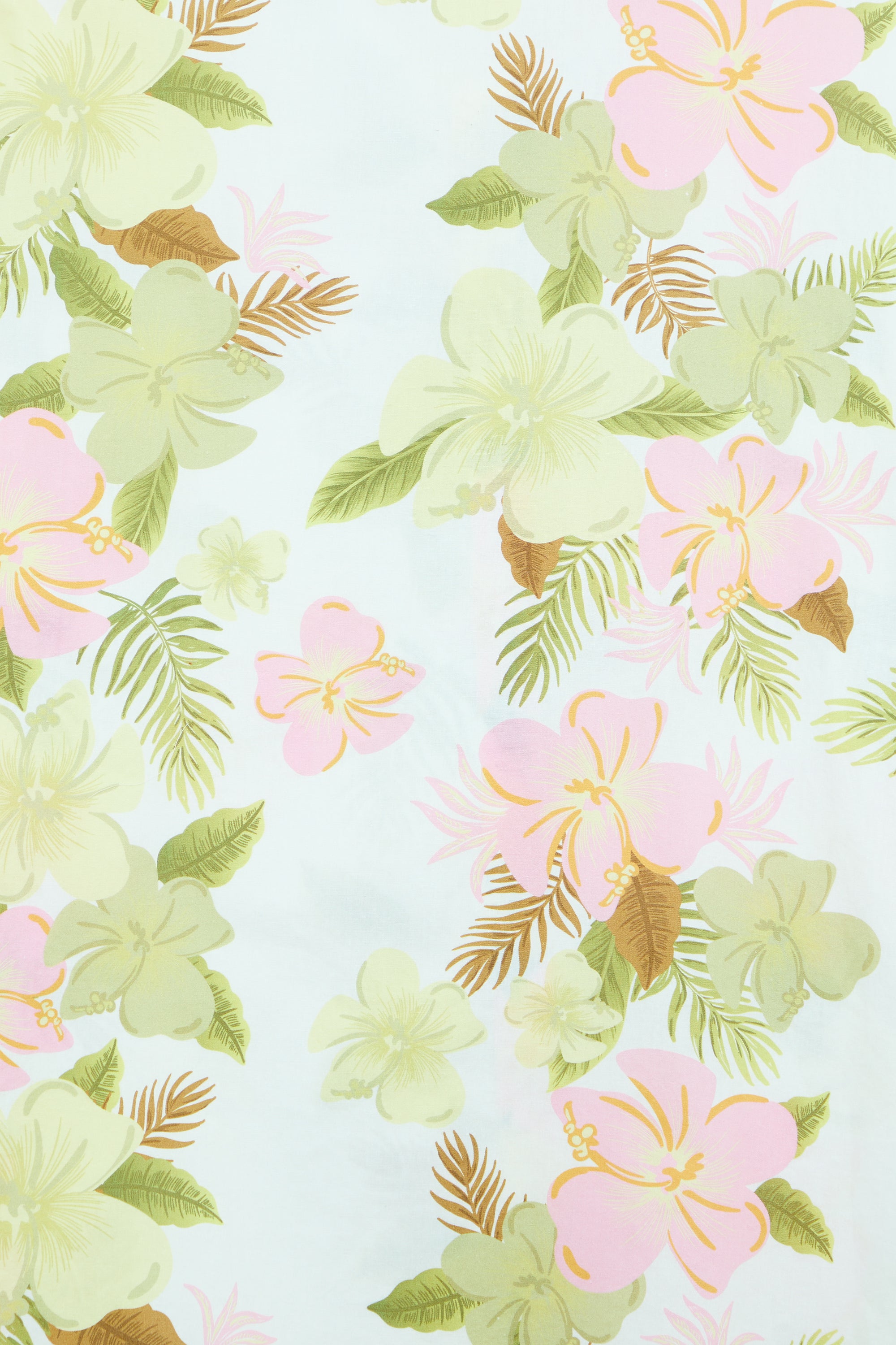 AIIZ Women’s Songkran Floral Short Sleeve Shirt–100% Cotton