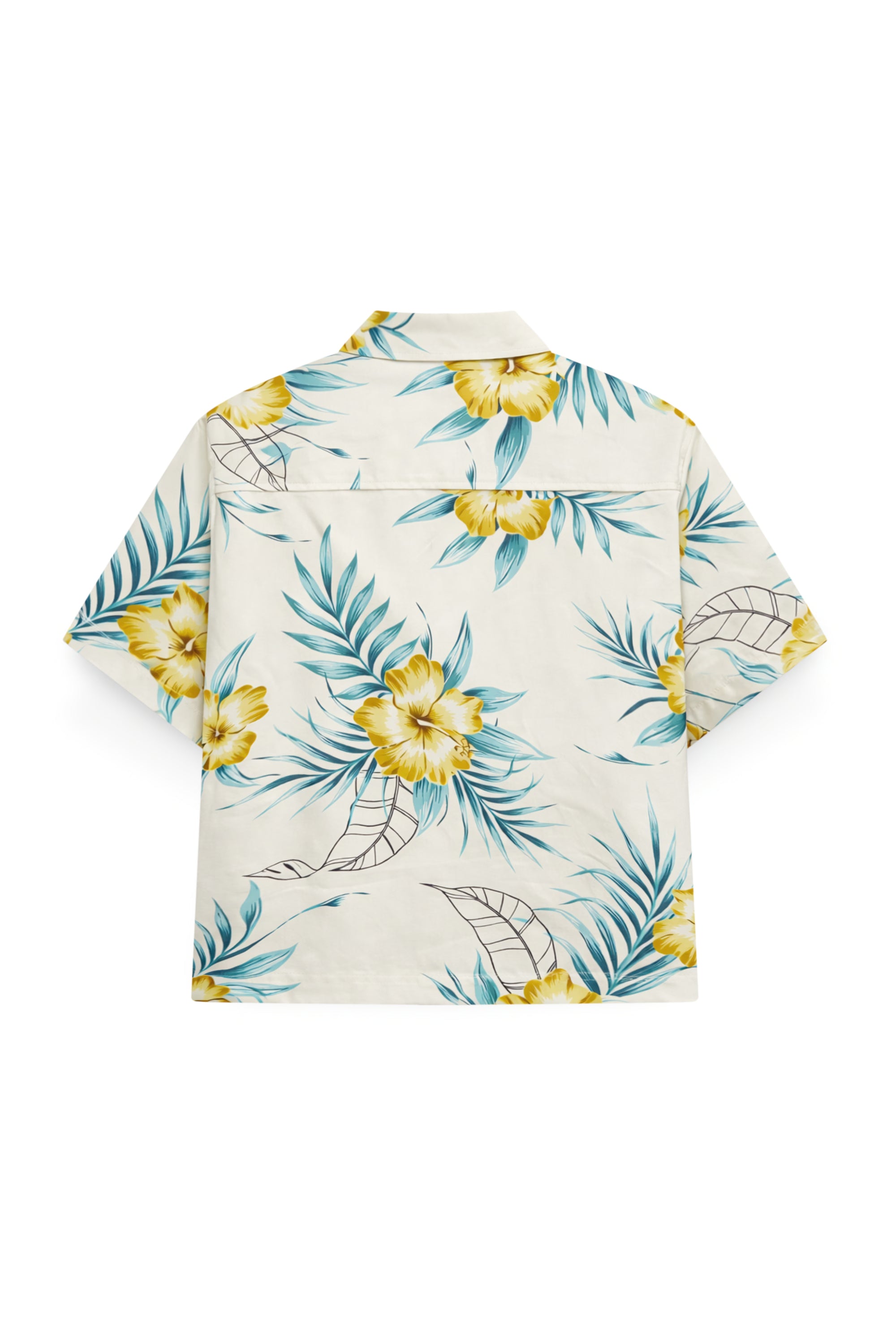 AIIZ Women’s Songkran Floral Short-Sleeve Shirt – 100% Rayon