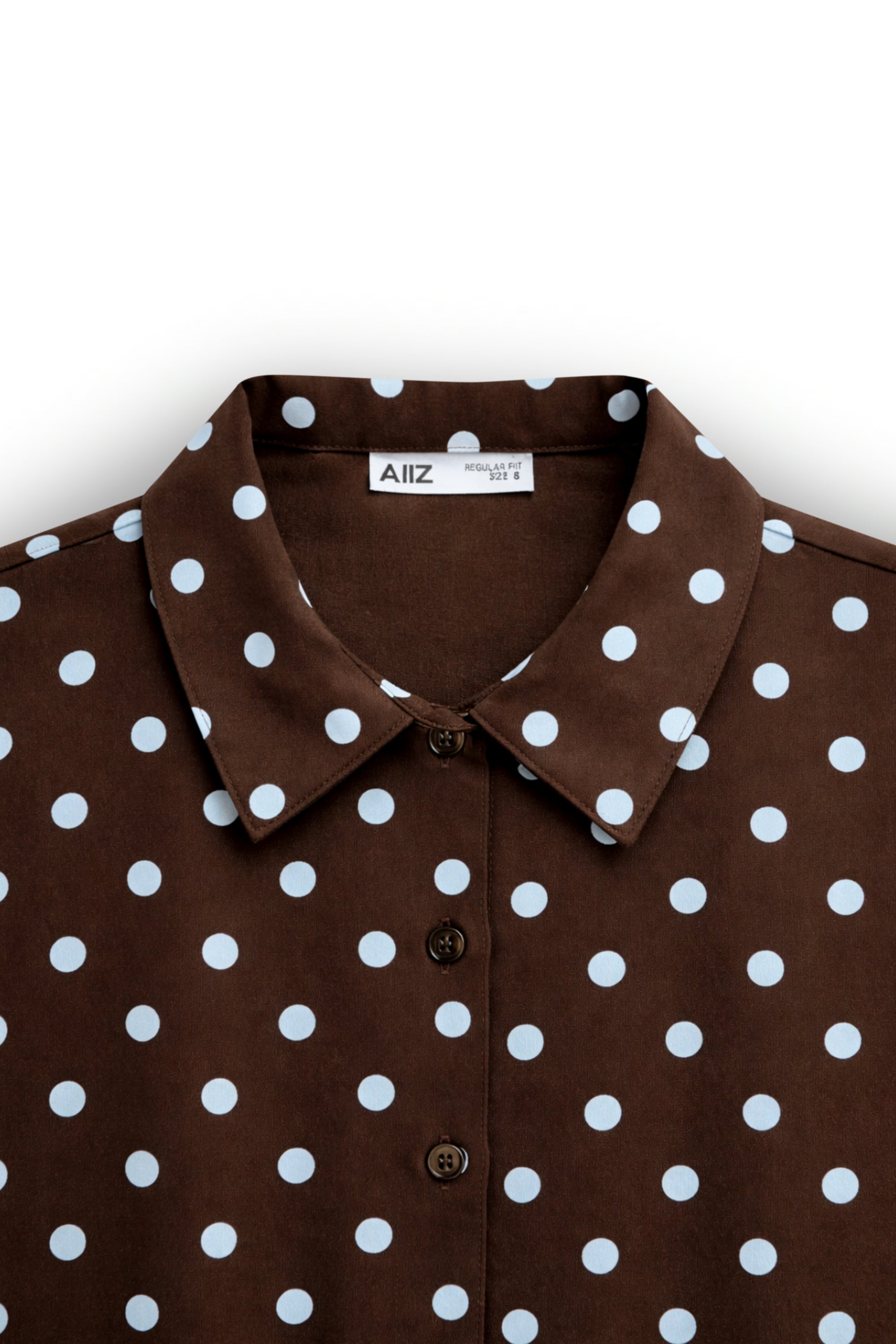 AIIZ Women's Button Short Sleeve Shirt