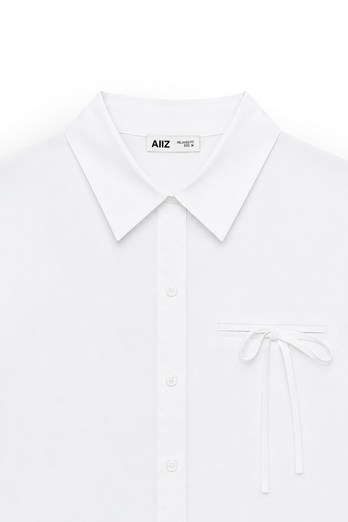 AIIZ Women's Cropped Short Sleeve Shirt