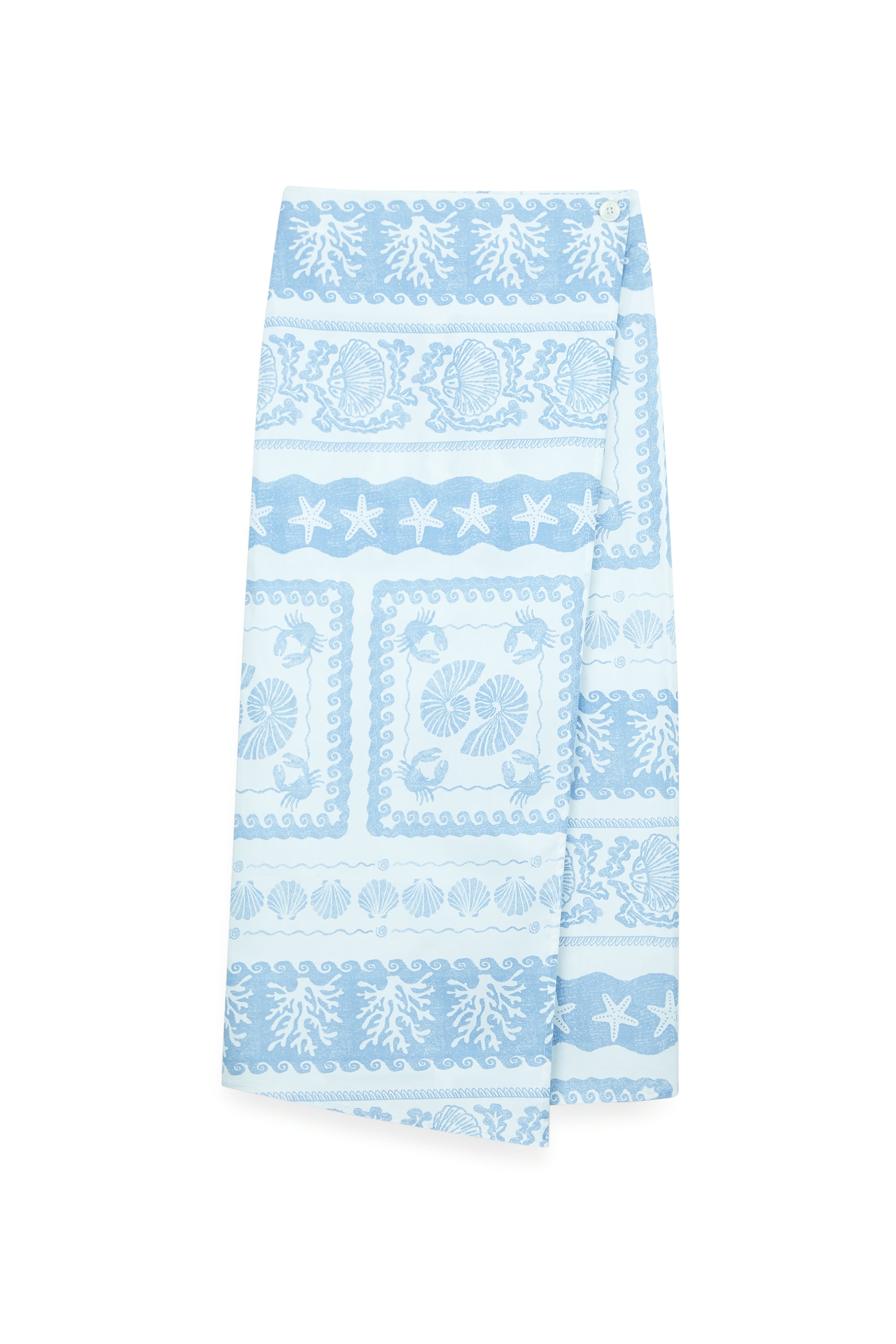 AIIZ Women's Printed Wrap Skirt