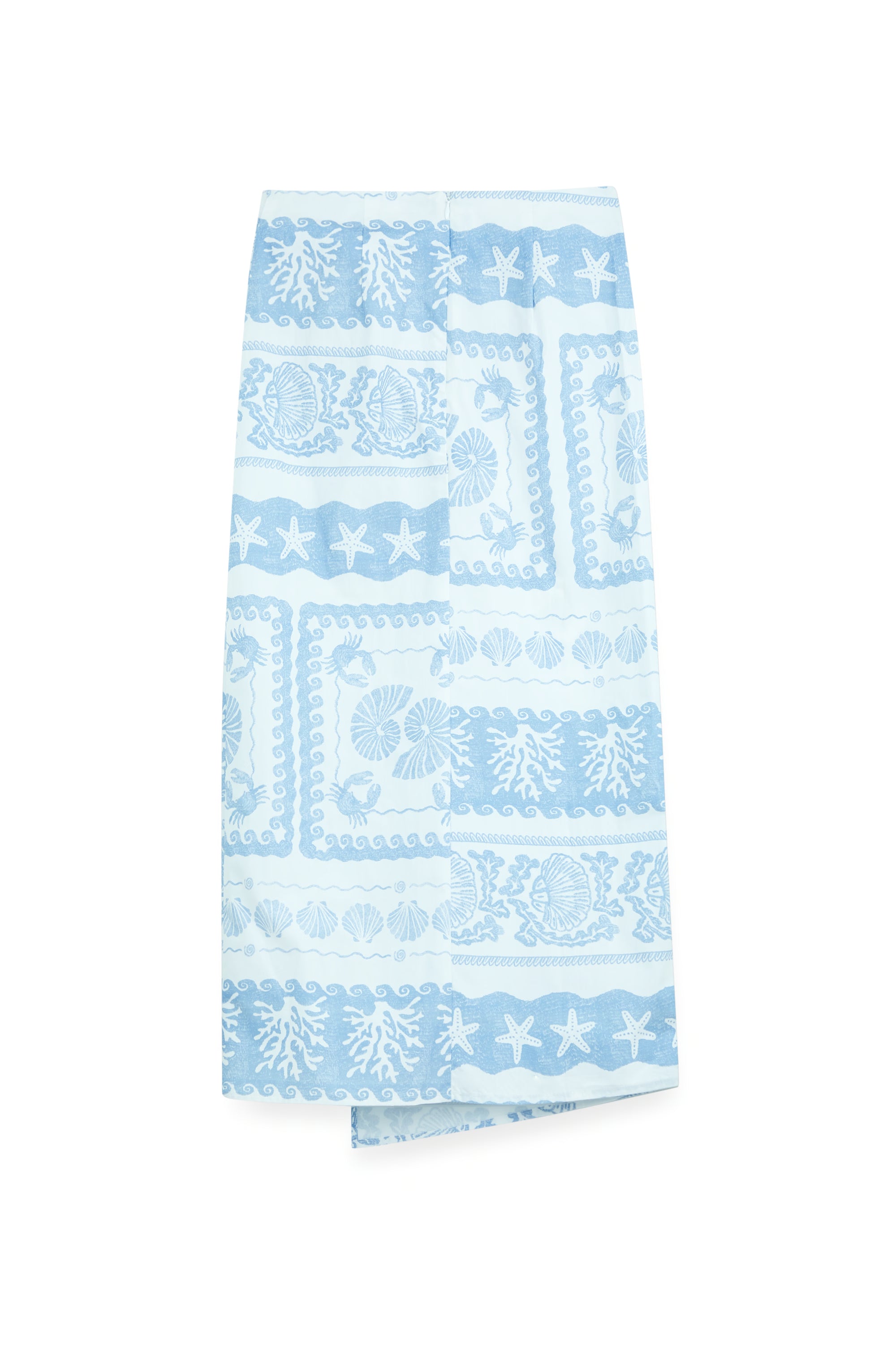 AIIZ Women's Printed Wrap Skirt