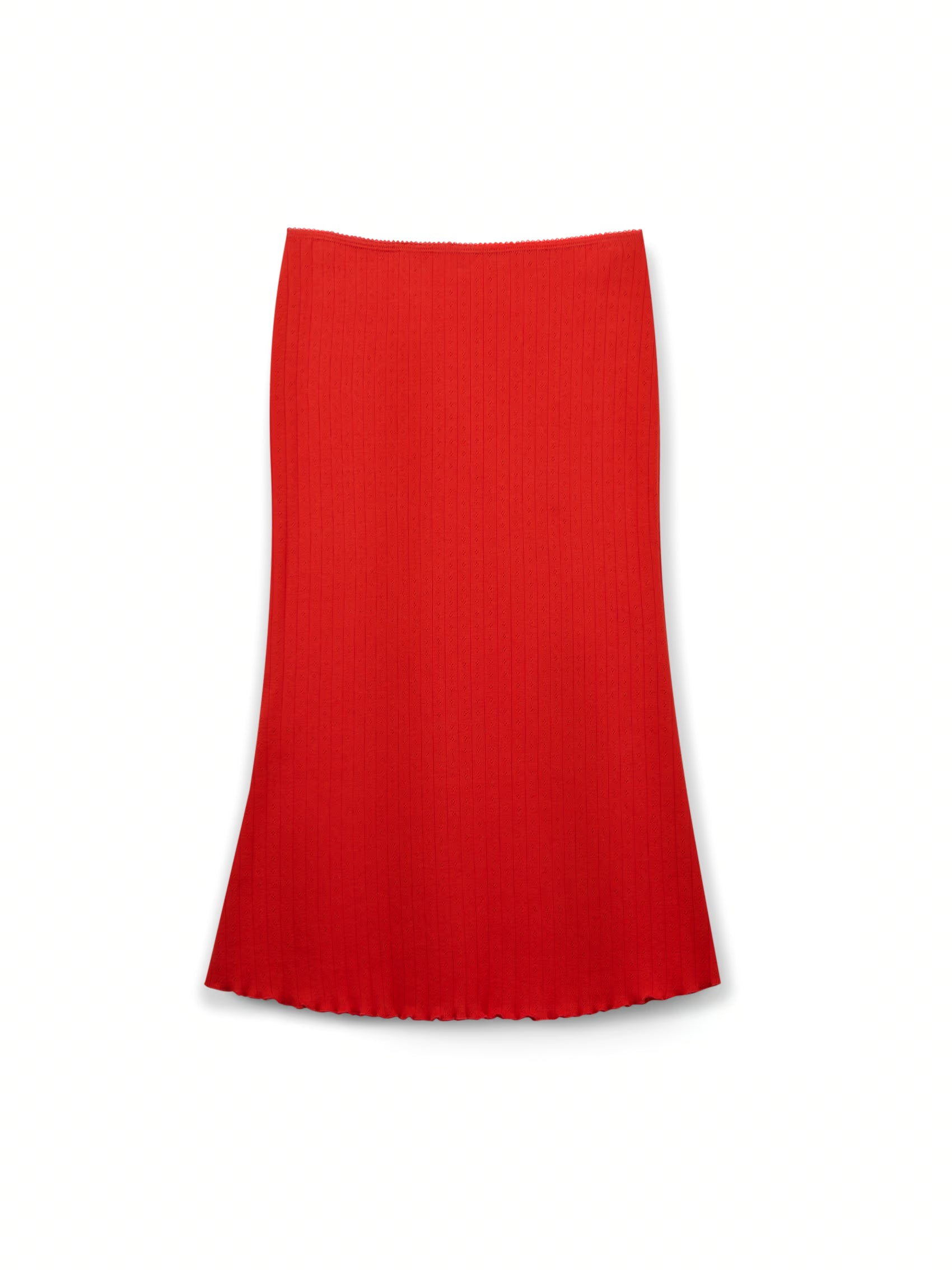AIIZ (a.moment) Pointelle Midi Skirt