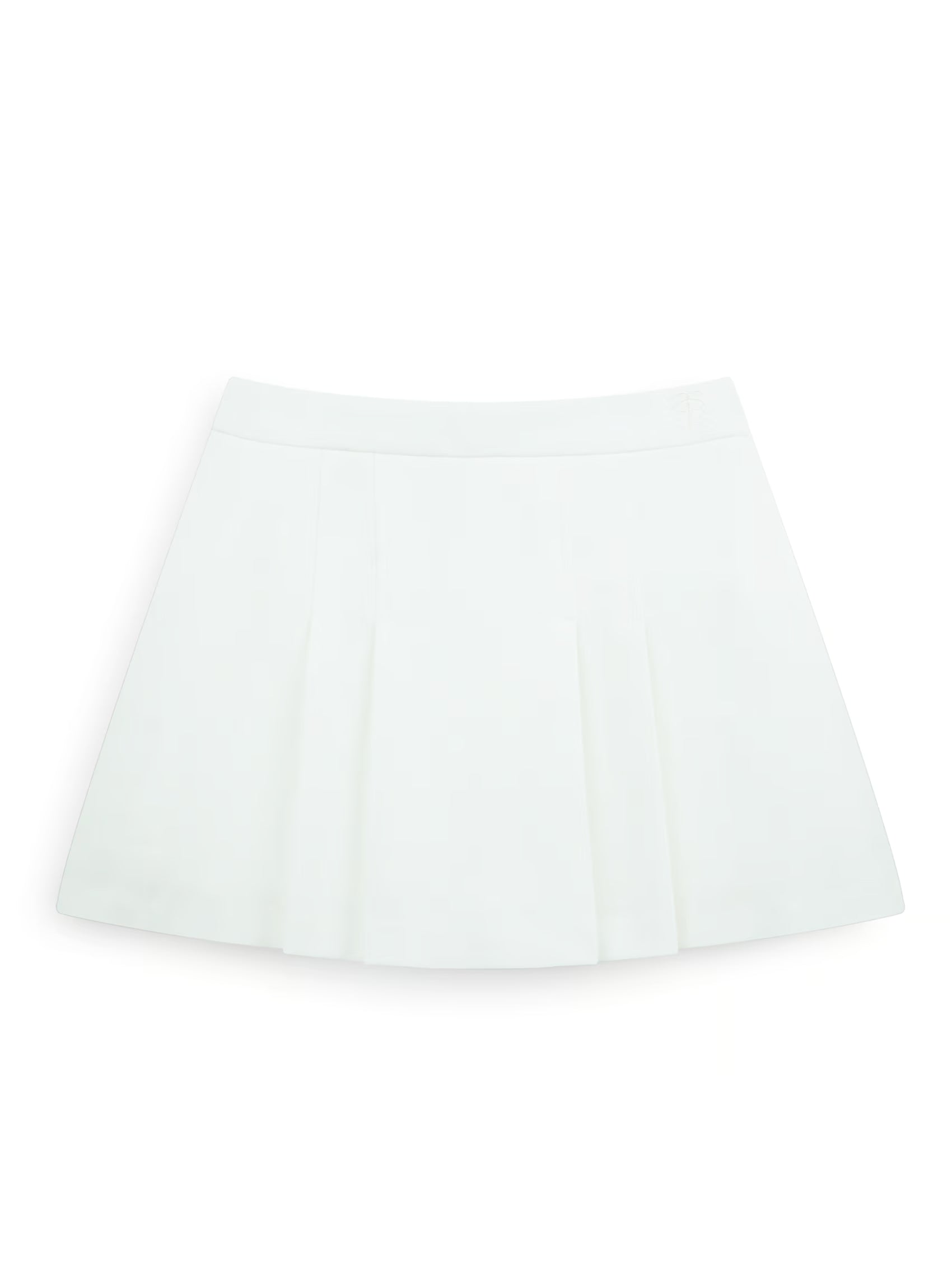 AIIZ Women's Pleated Skorts (OFF WHITE / 25)