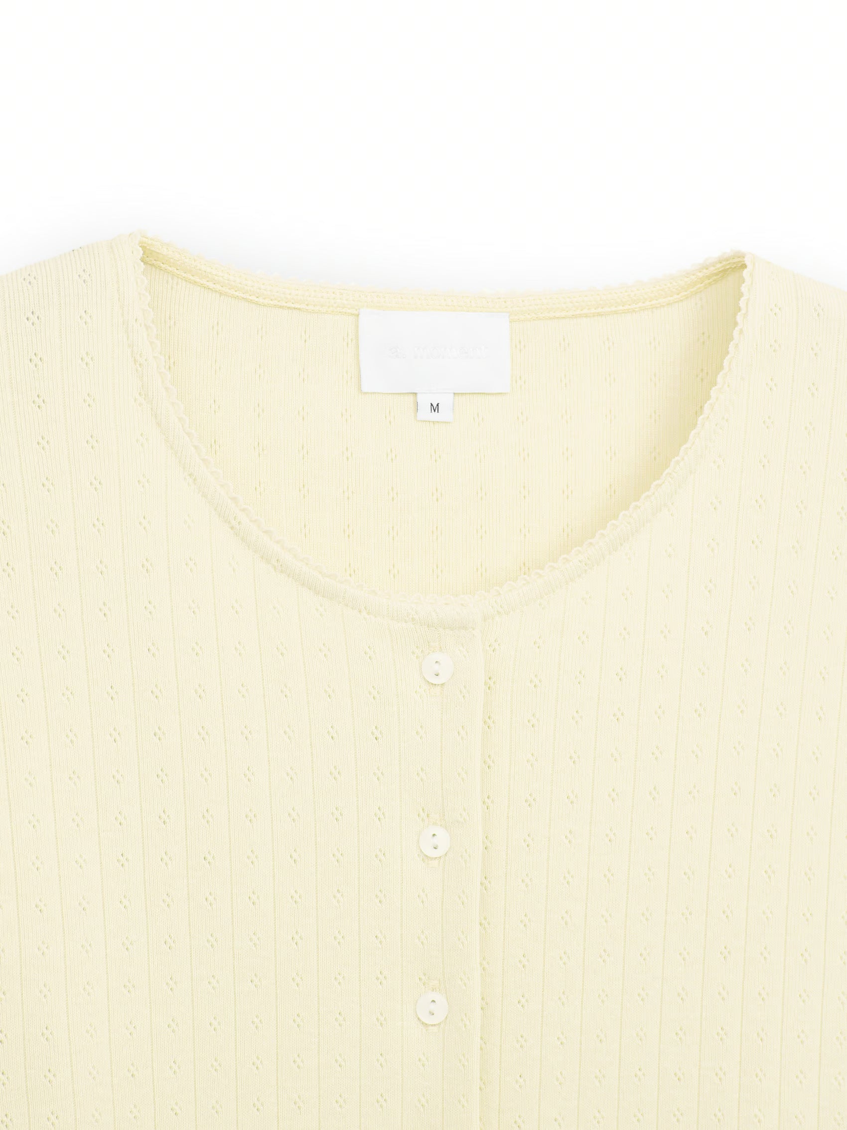 AIIZ (a.moment) Pointelle Cardigan