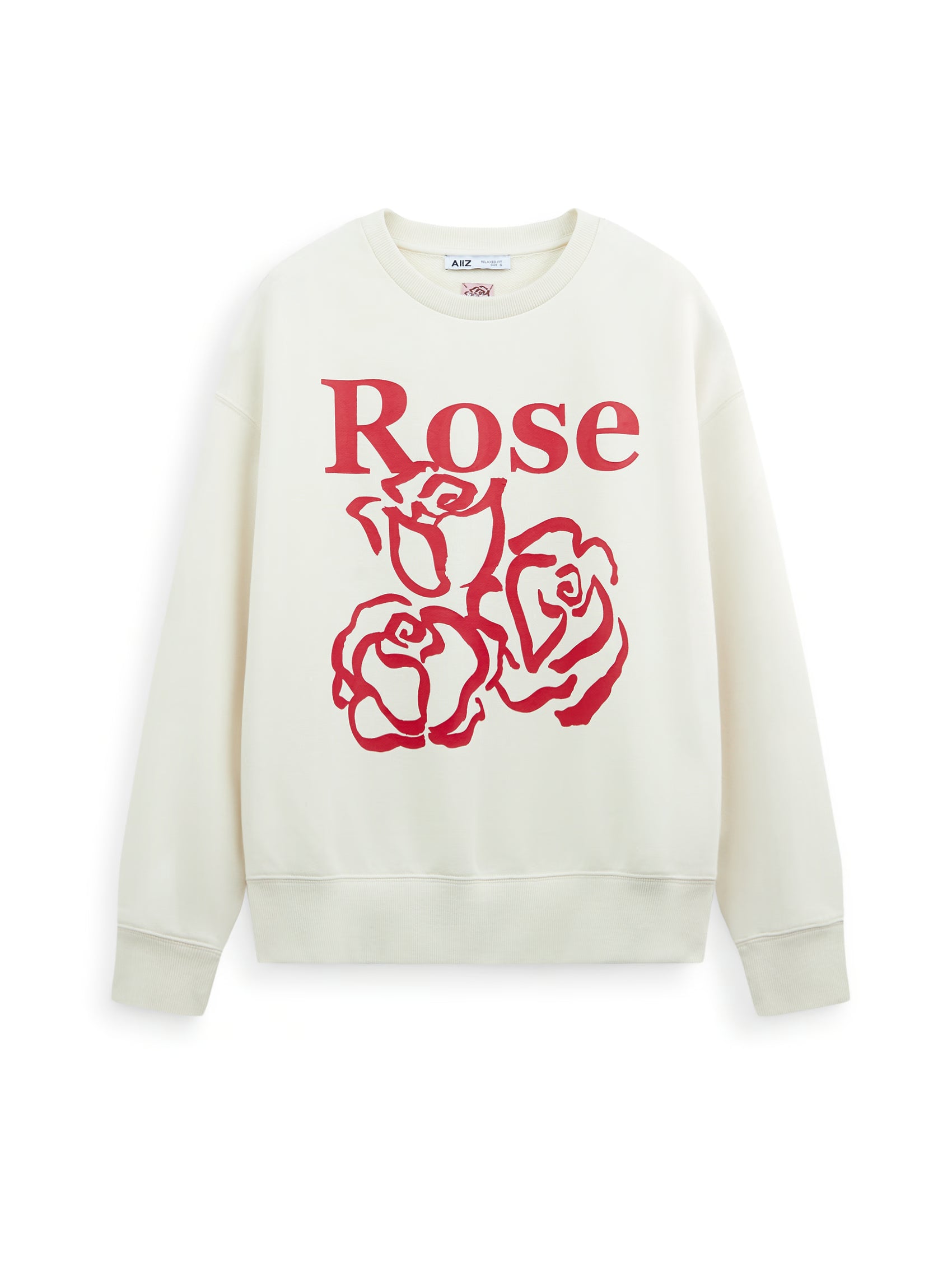 AIIZ Women's Rose Sweatshirt