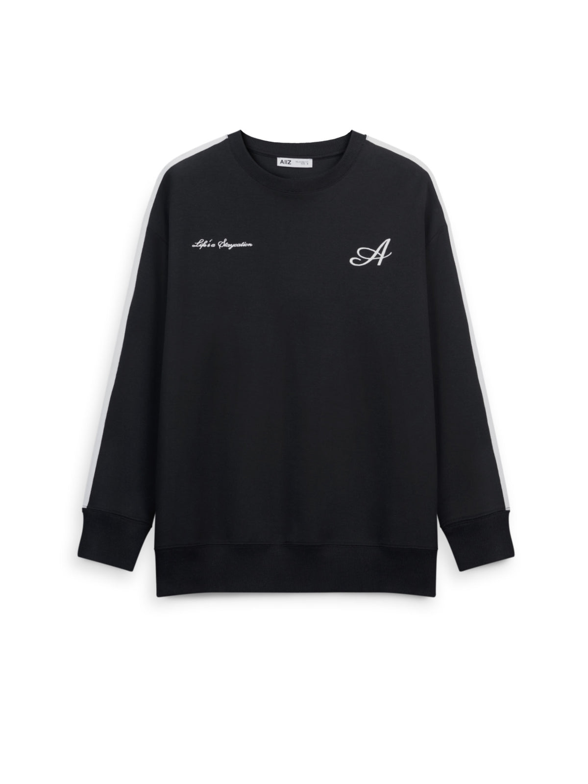 AIIZ Women's Embroidered Logo Sweatshirt