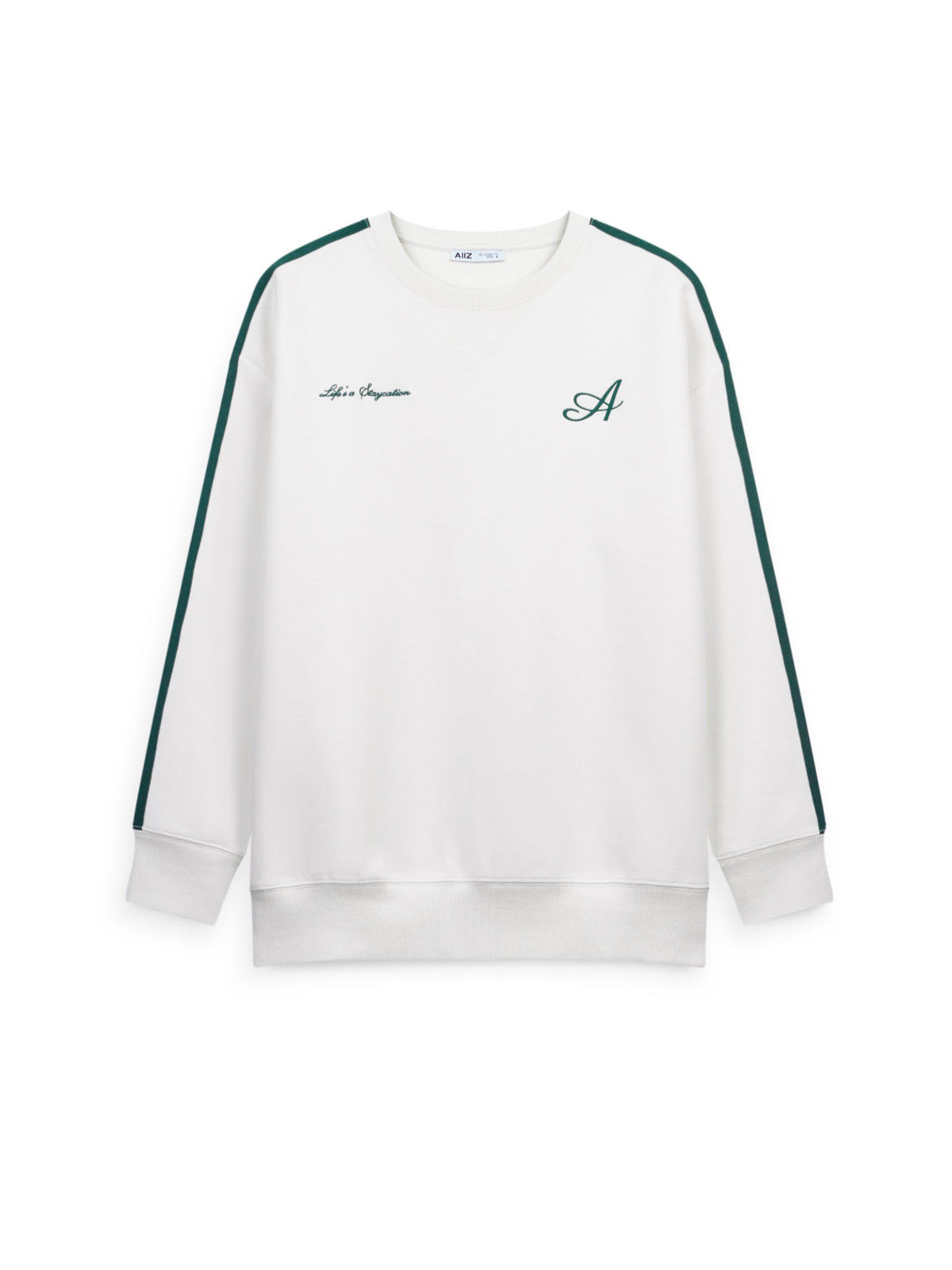 AIIZ Women's Embroidered Logo Sweatshirt