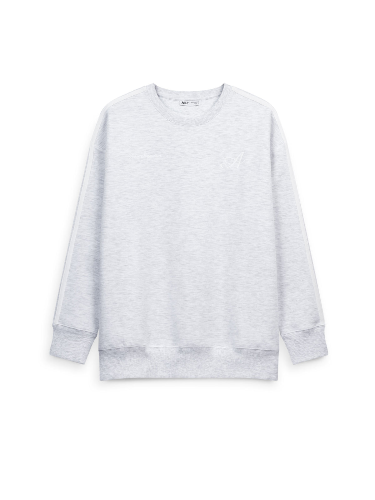 AIIZ Women's Embroidered Logo Sweatshirt