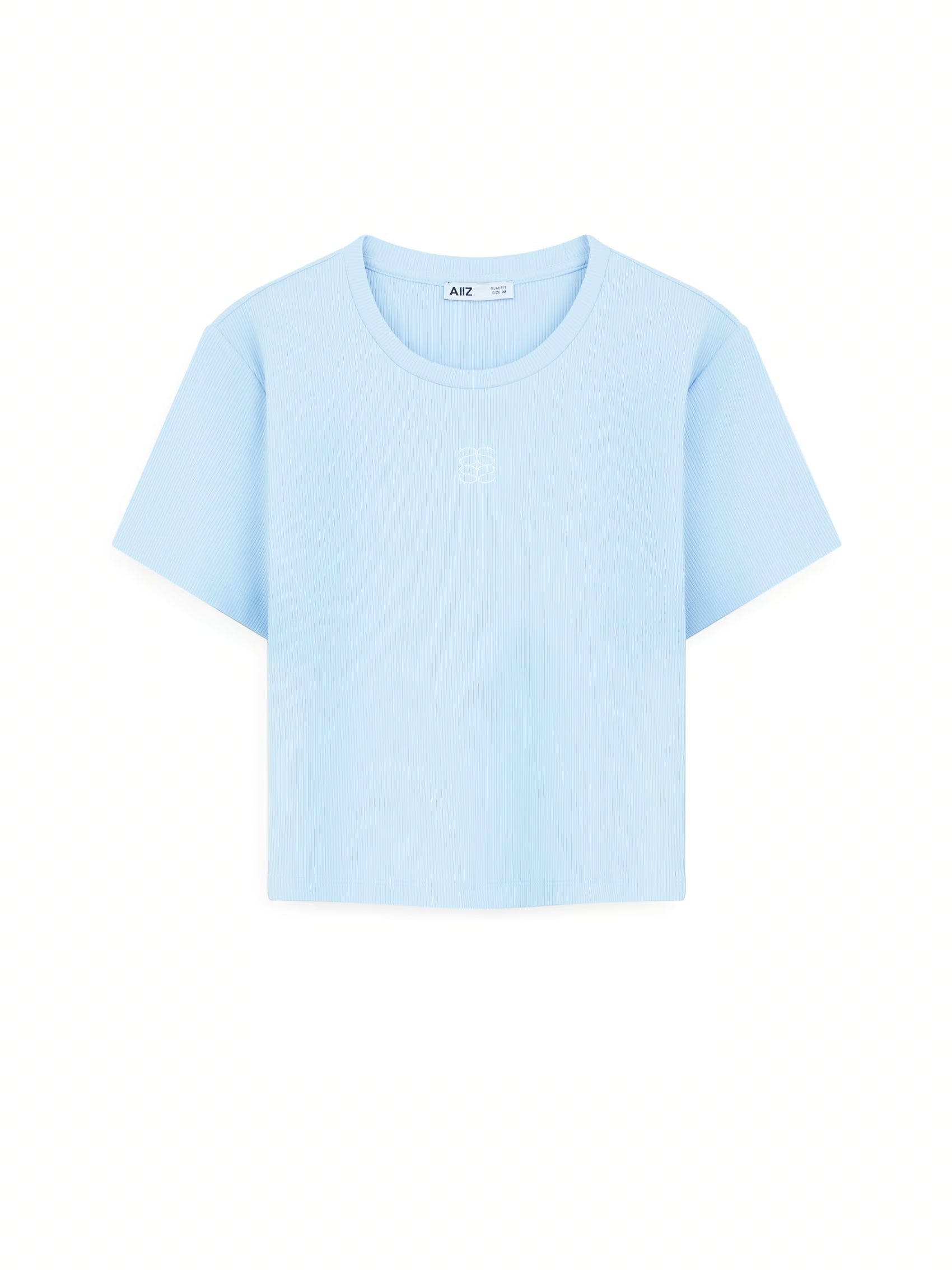 AIIZ Women's Fitted Crop T-Shirt