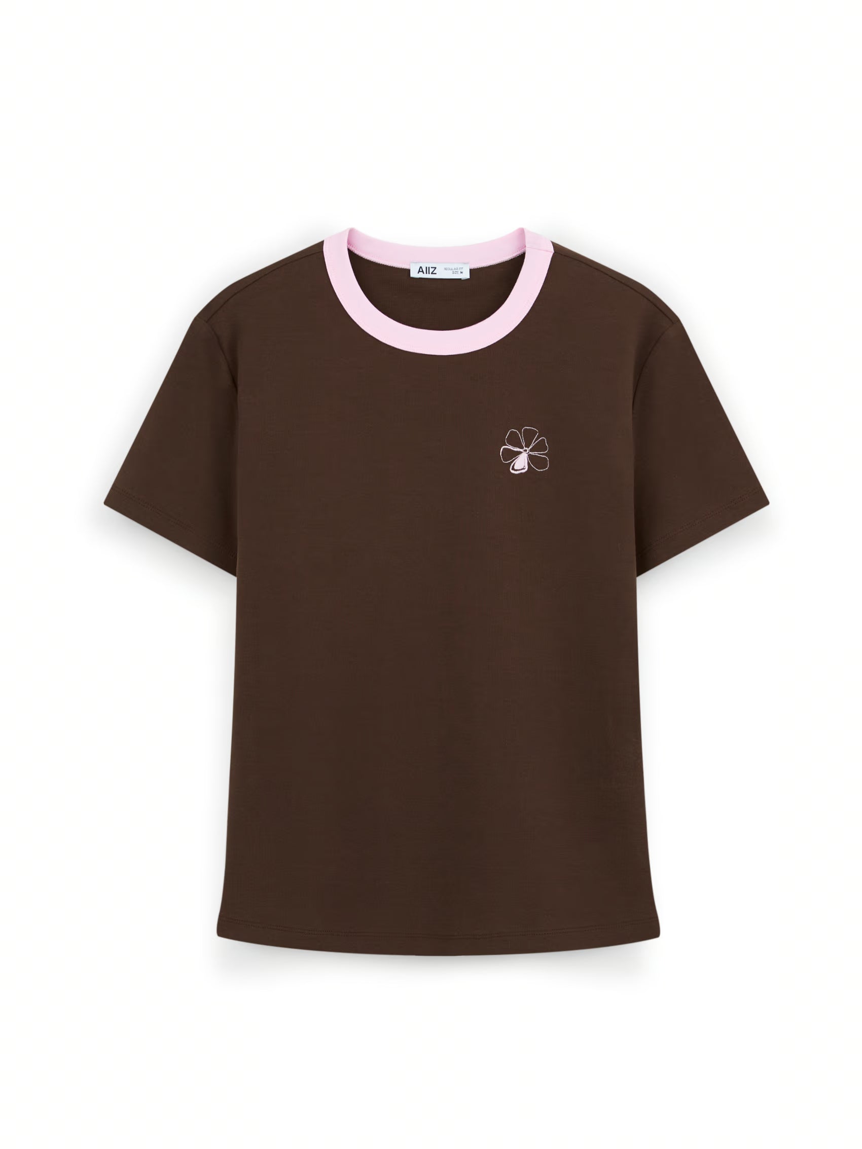 AIIZ Women's Graphic Baby Tee