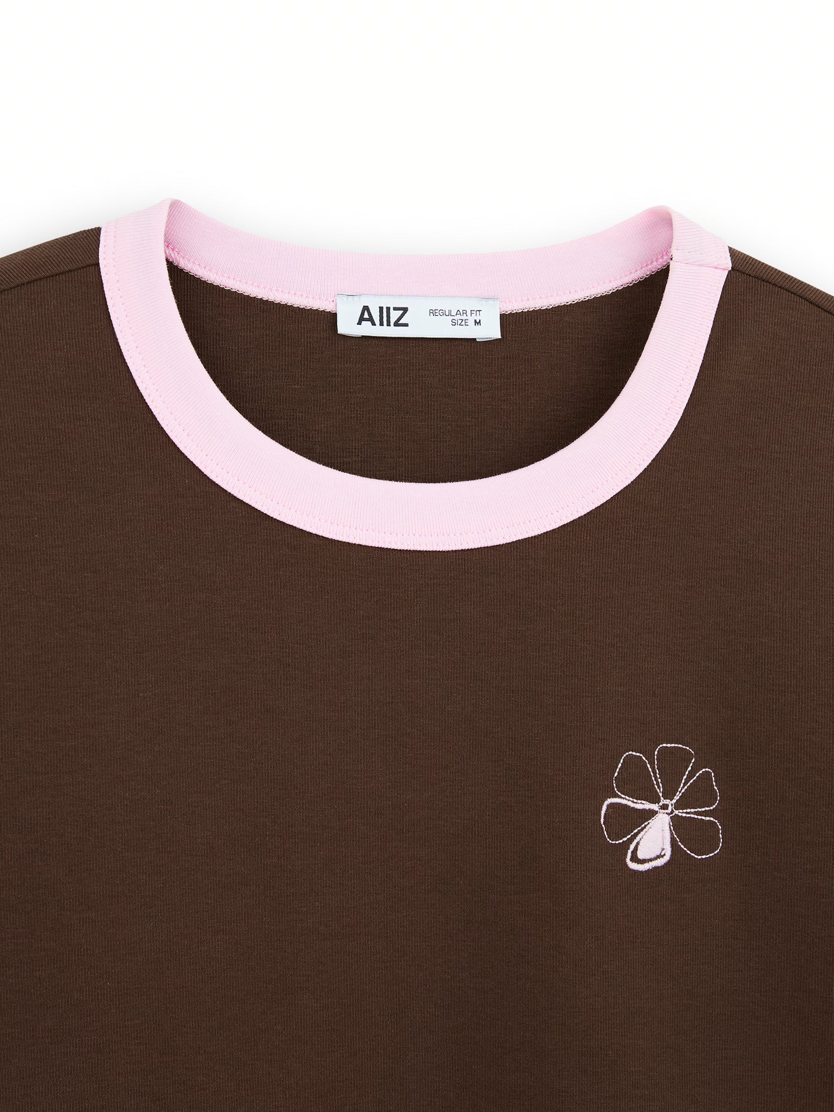 AIIZ Women's Graphic Baby Tee