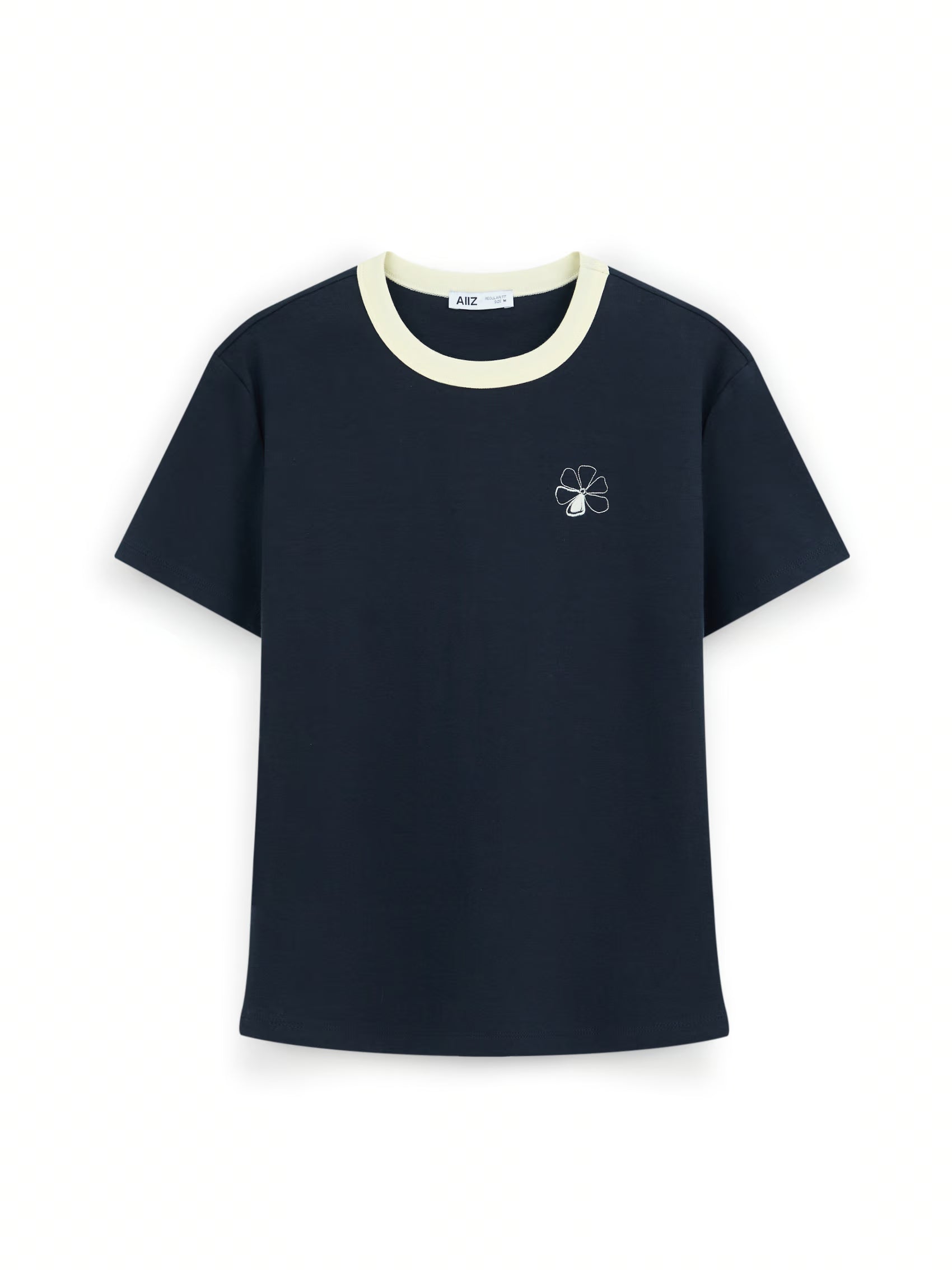 AIIZ Women's Graphic Baby Tee