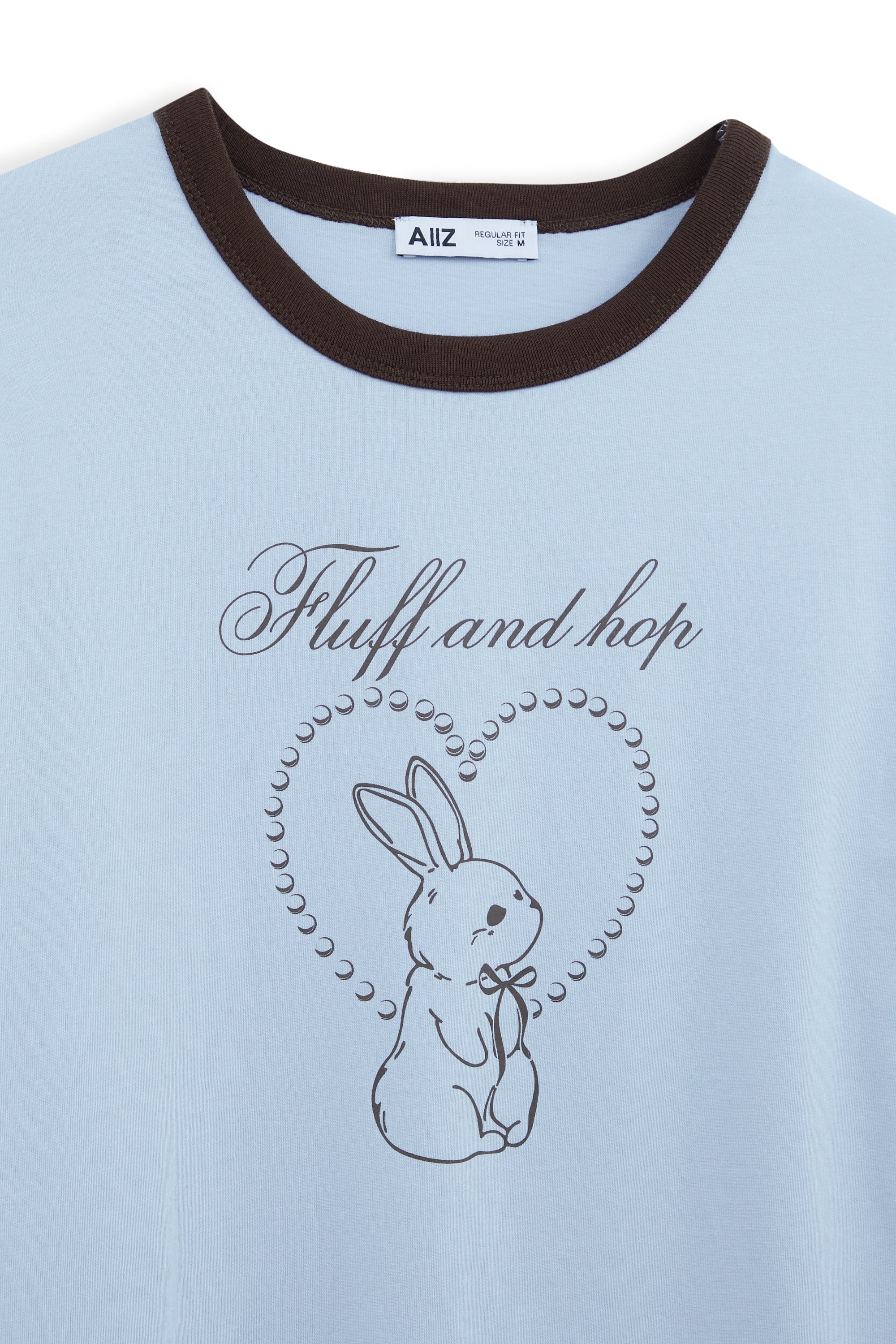 AIIZ Women’s Ringer Graphic T-Shirt