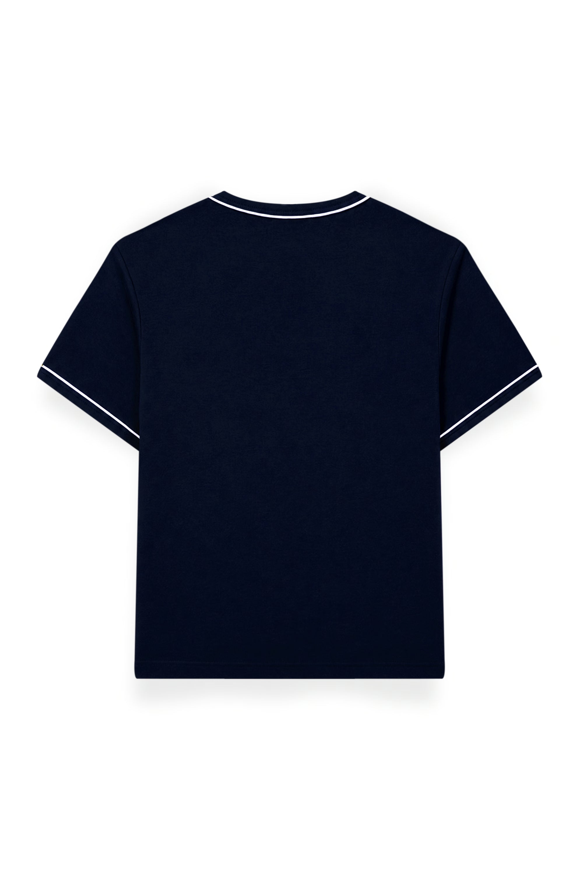 AIIZ Women's Graphic Ringer Tee 100% Cotton