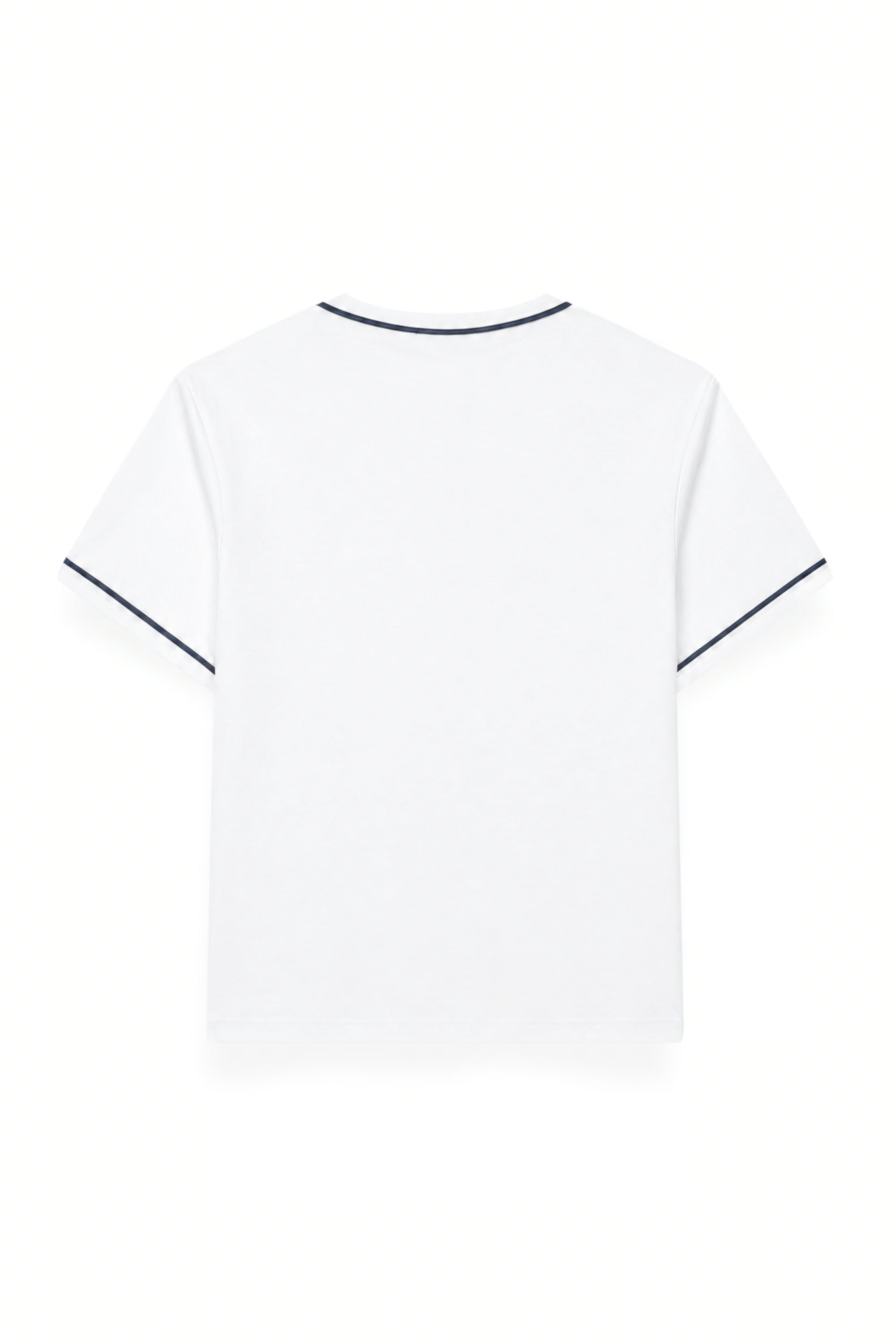 AIIZ Women's Graphic Ringer Tee 100% Cotton