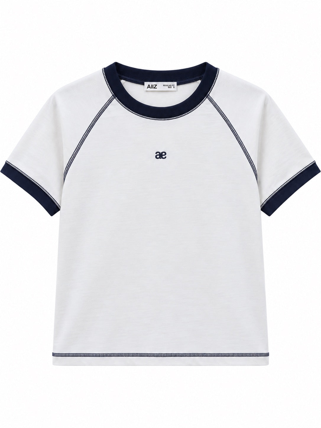AIIZ Women’s Raglan Tee (White / S)