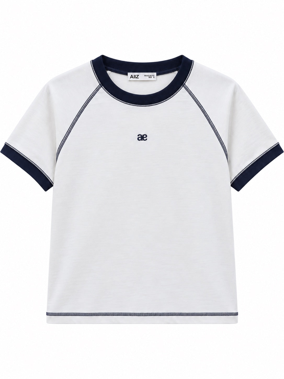 AIIZ Women’s Raglan Tee (White / S)