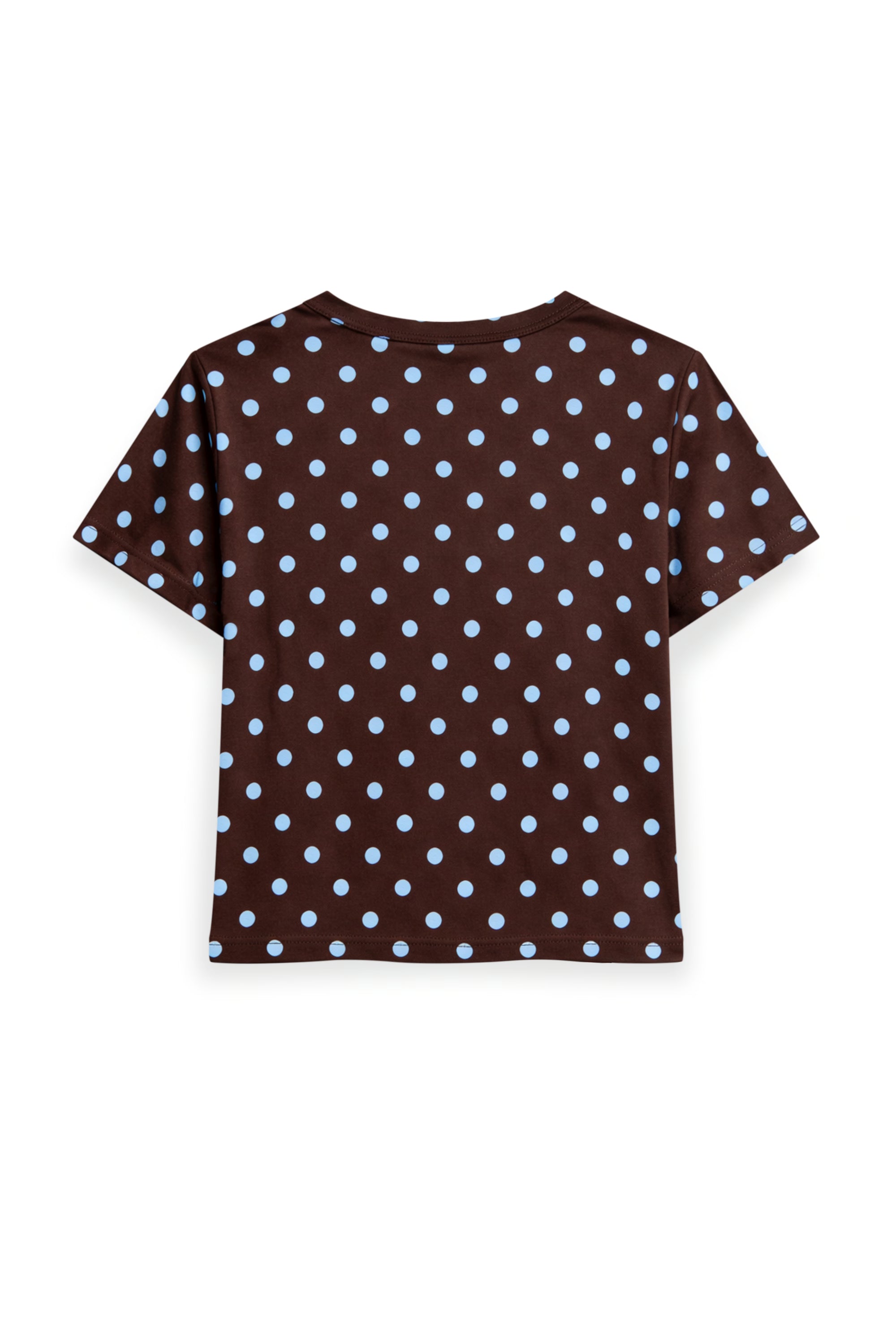 AIIZ Women's Polka dot Printed T-Shirt