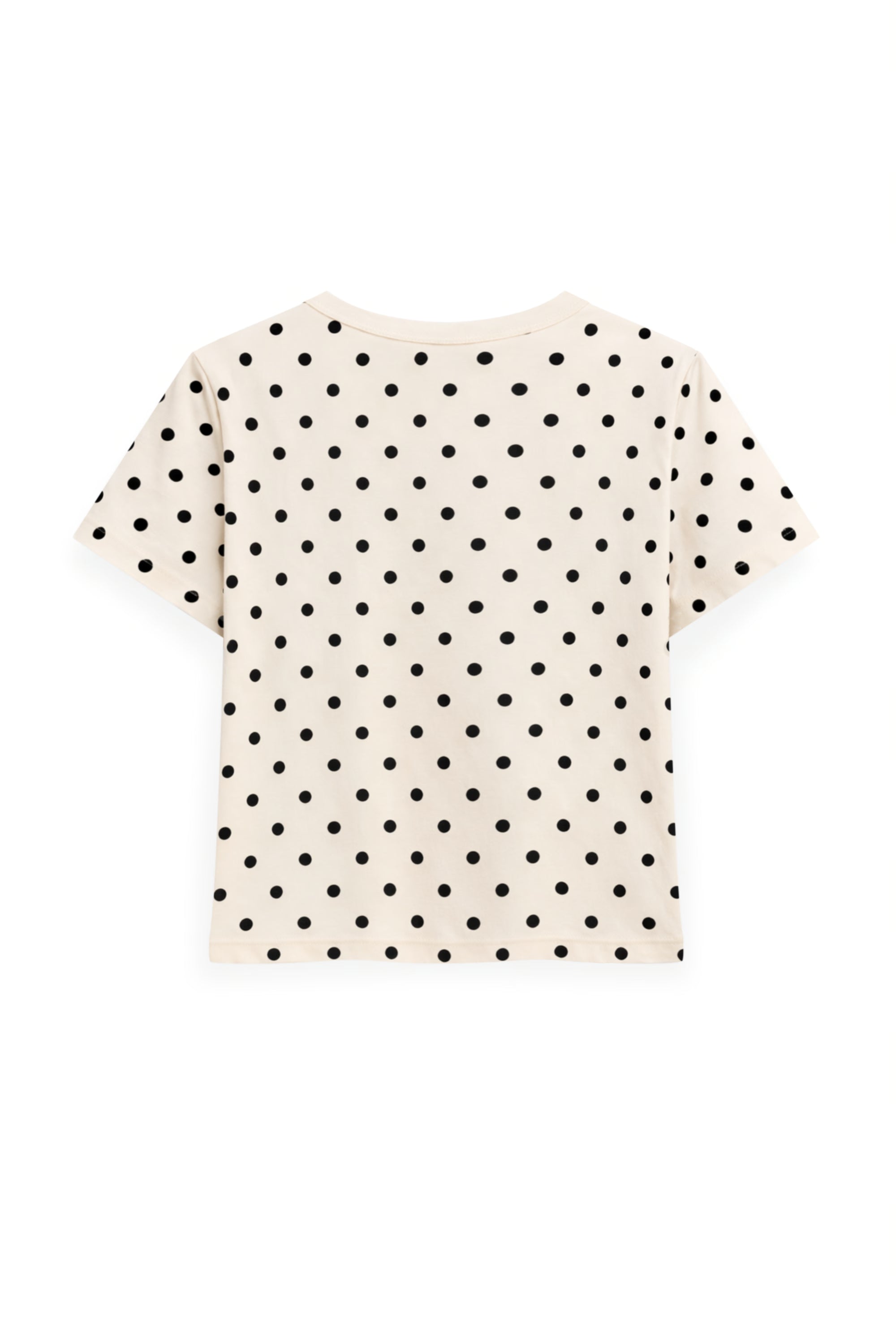 AIIZ Women's Polka dot Printed T-Shirt