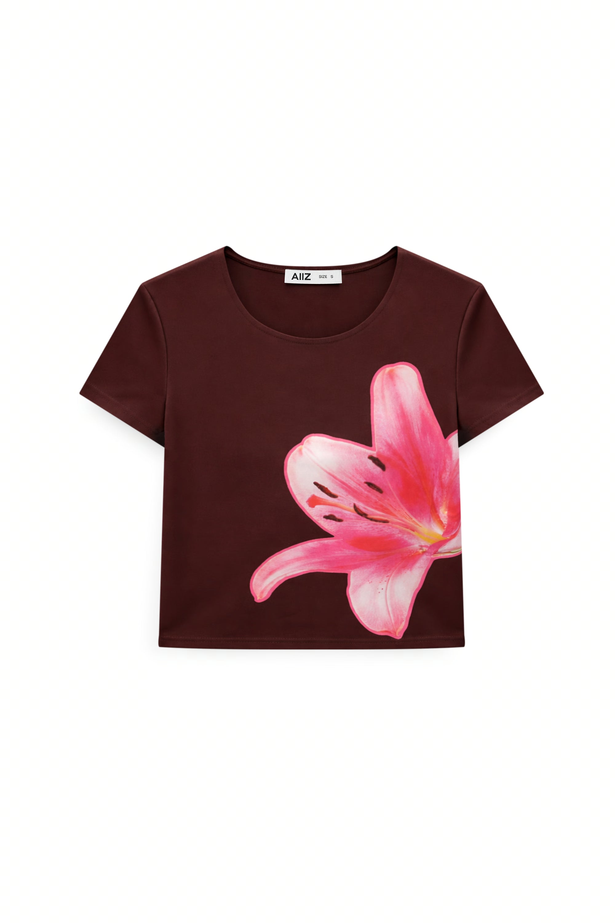 AIIZ Women's Tropical Retreat Graphic T-Shirt