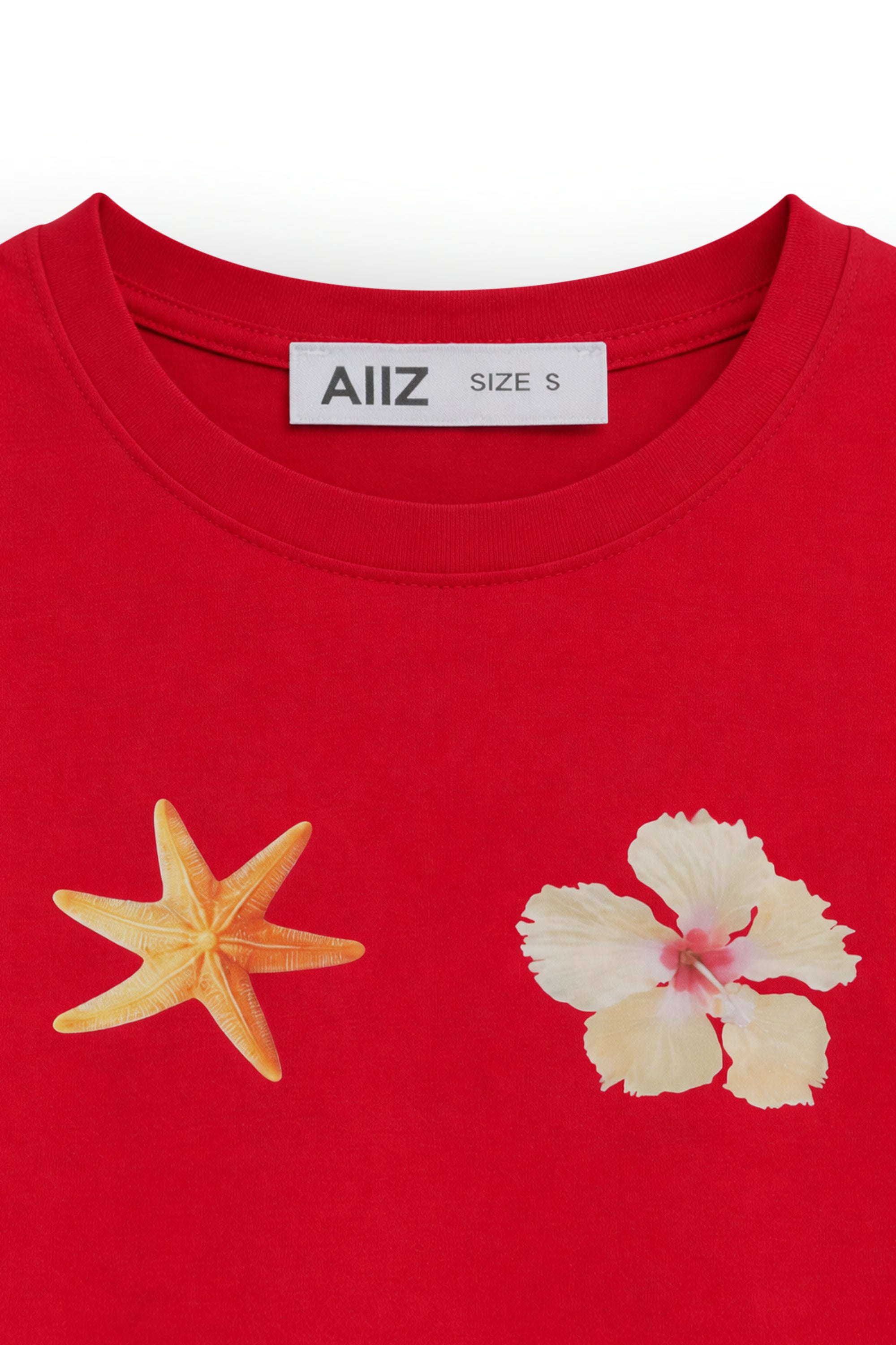 AIIZ Women's Tropical Retreat Graphic T-Shirt