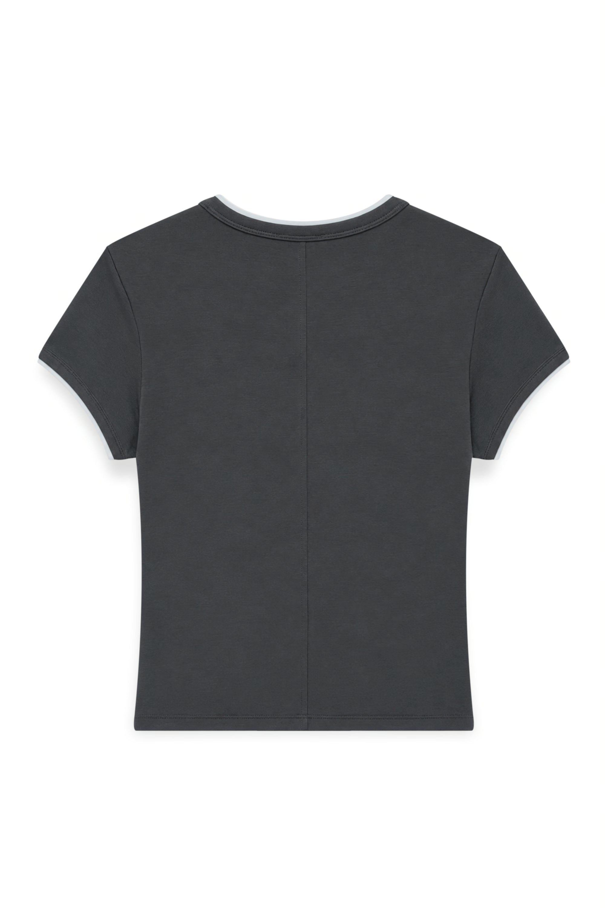 AIIZ Women's Layered Short Sleeve T-Shirt