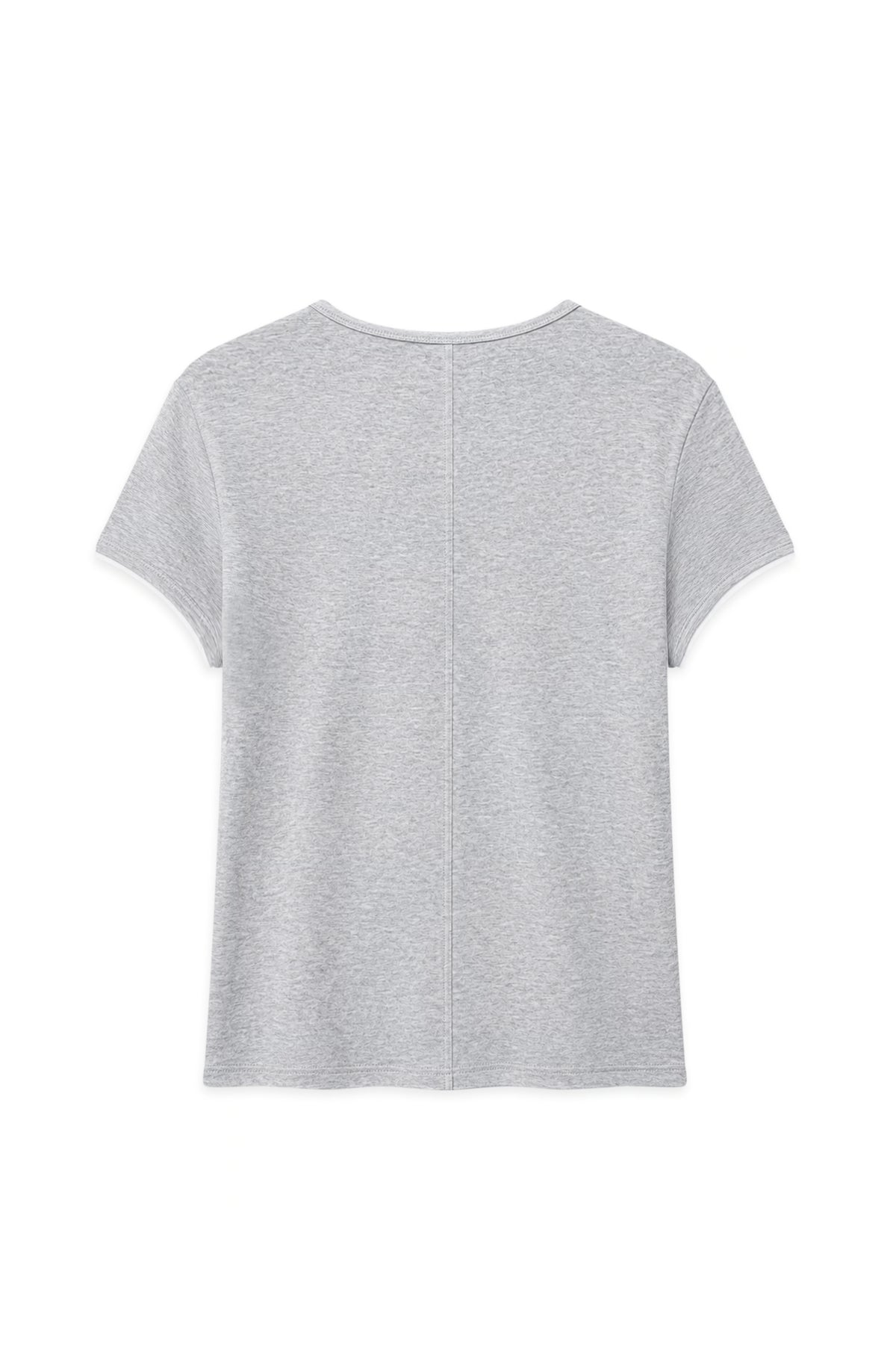 AIIZ Women's Layered Botton T-Shirt