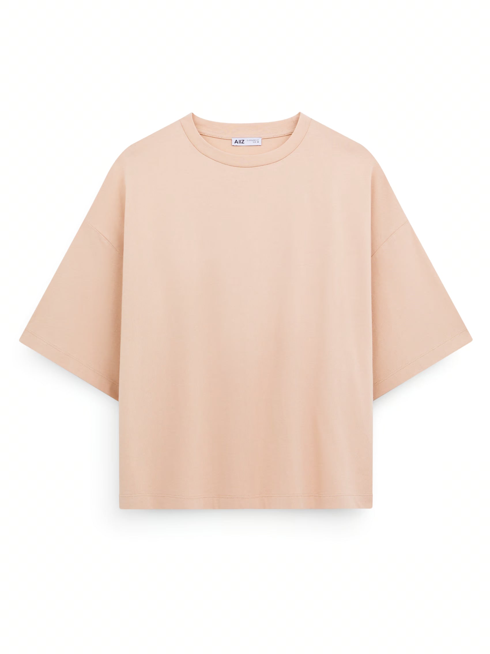 AIIZ Women's Oversized T-Shirt (NUDE / S)