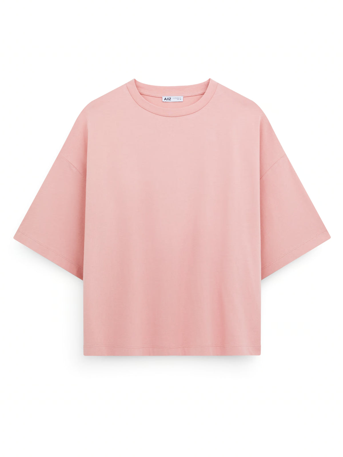 AIIZ Women's Oversized T-Shirt (Pink / S)