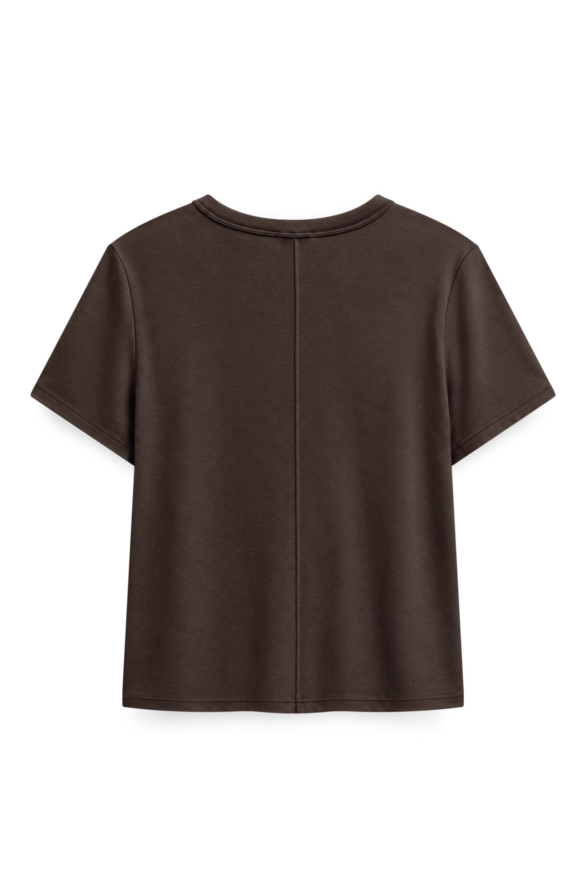 AIIZ Women's Soft Sheer Shorts Sleeves T-Shirt