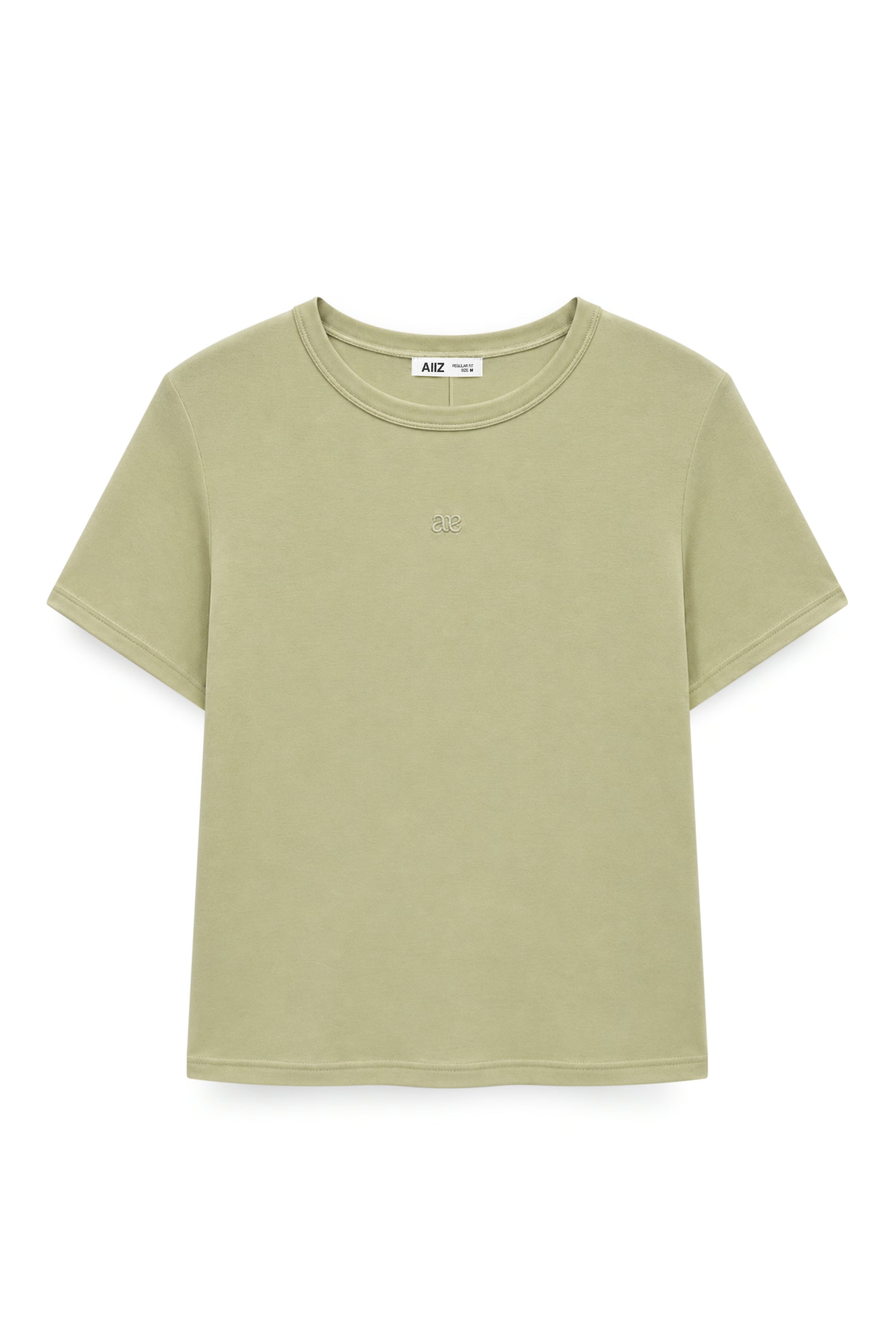 AIIZ Women's Soft Sheer Shorts Sleeves T-Shirt