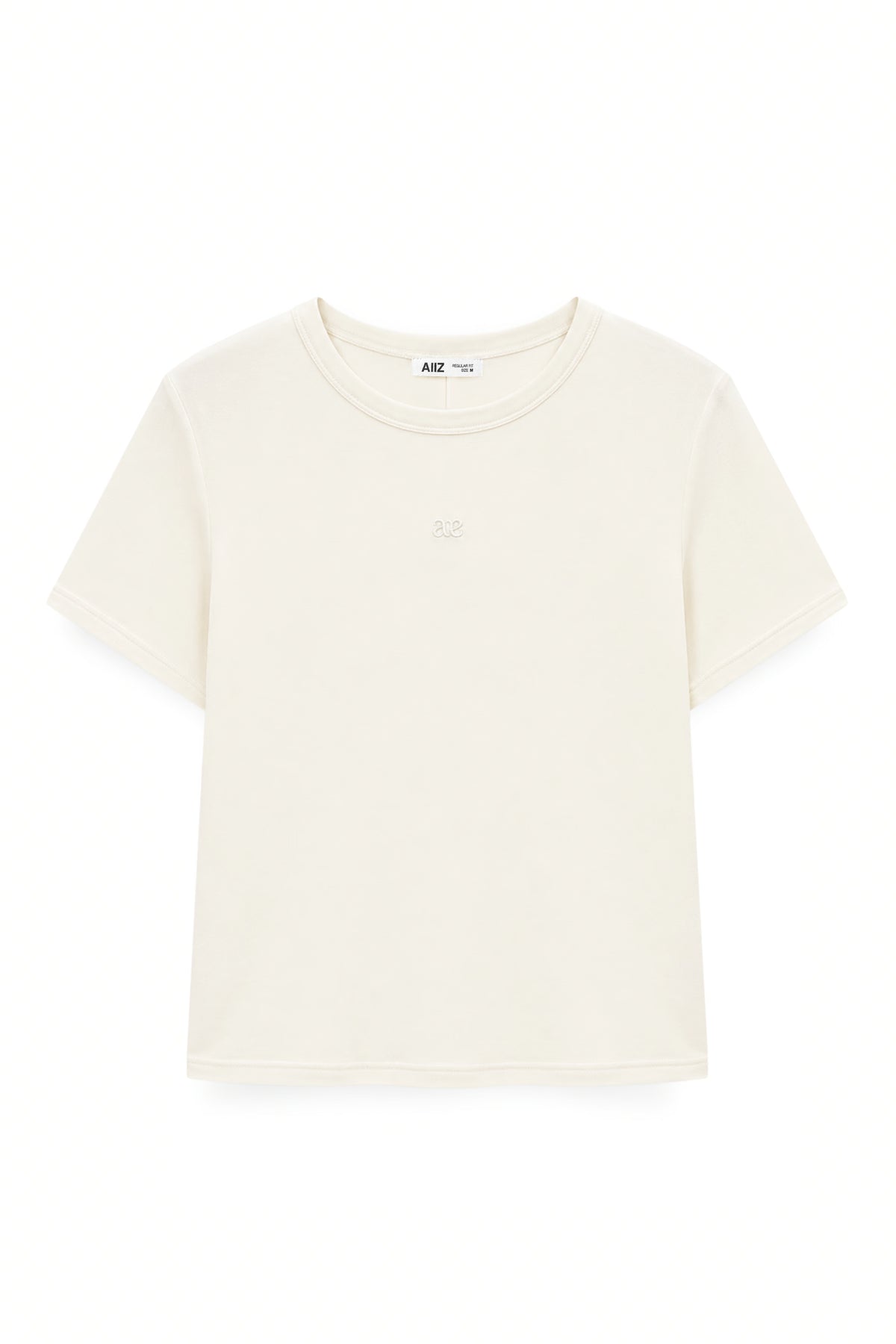 AIIZ Women's Soft Sheer Shorts Sleeves T-Shirt
