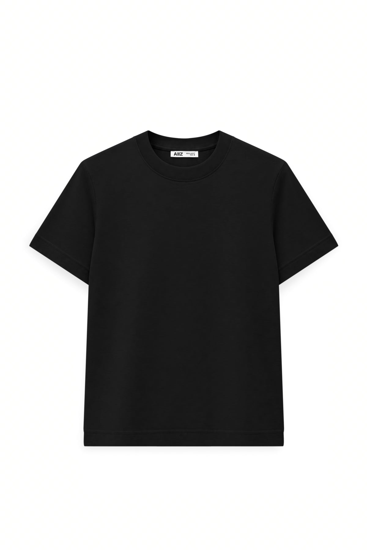 AIIZ Women's Regular T-Shirt (Black / S)
