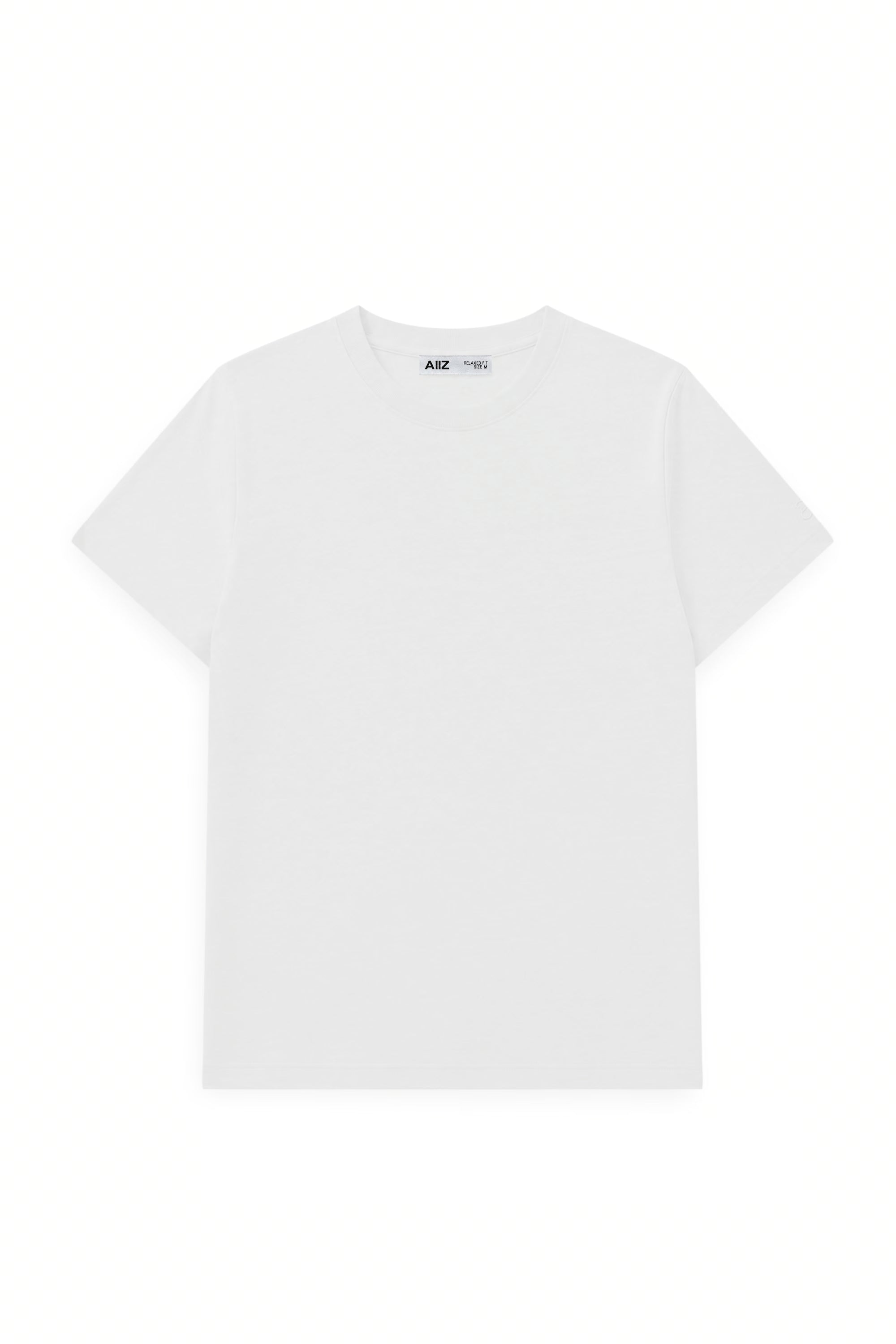 AIIZ Women's Emboss Logo T-Shirt