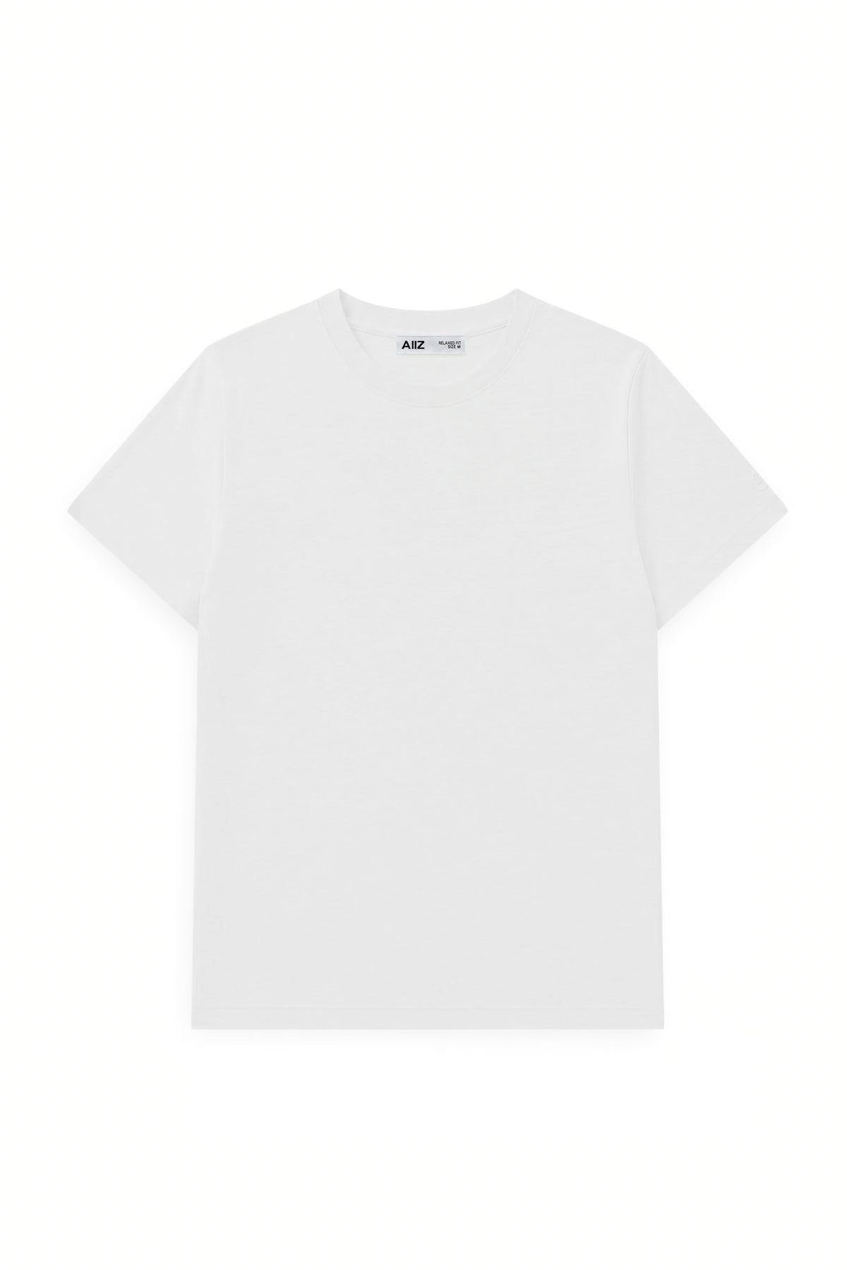 AIIZ Women's Emboss Logo T-Shirt (White / S)