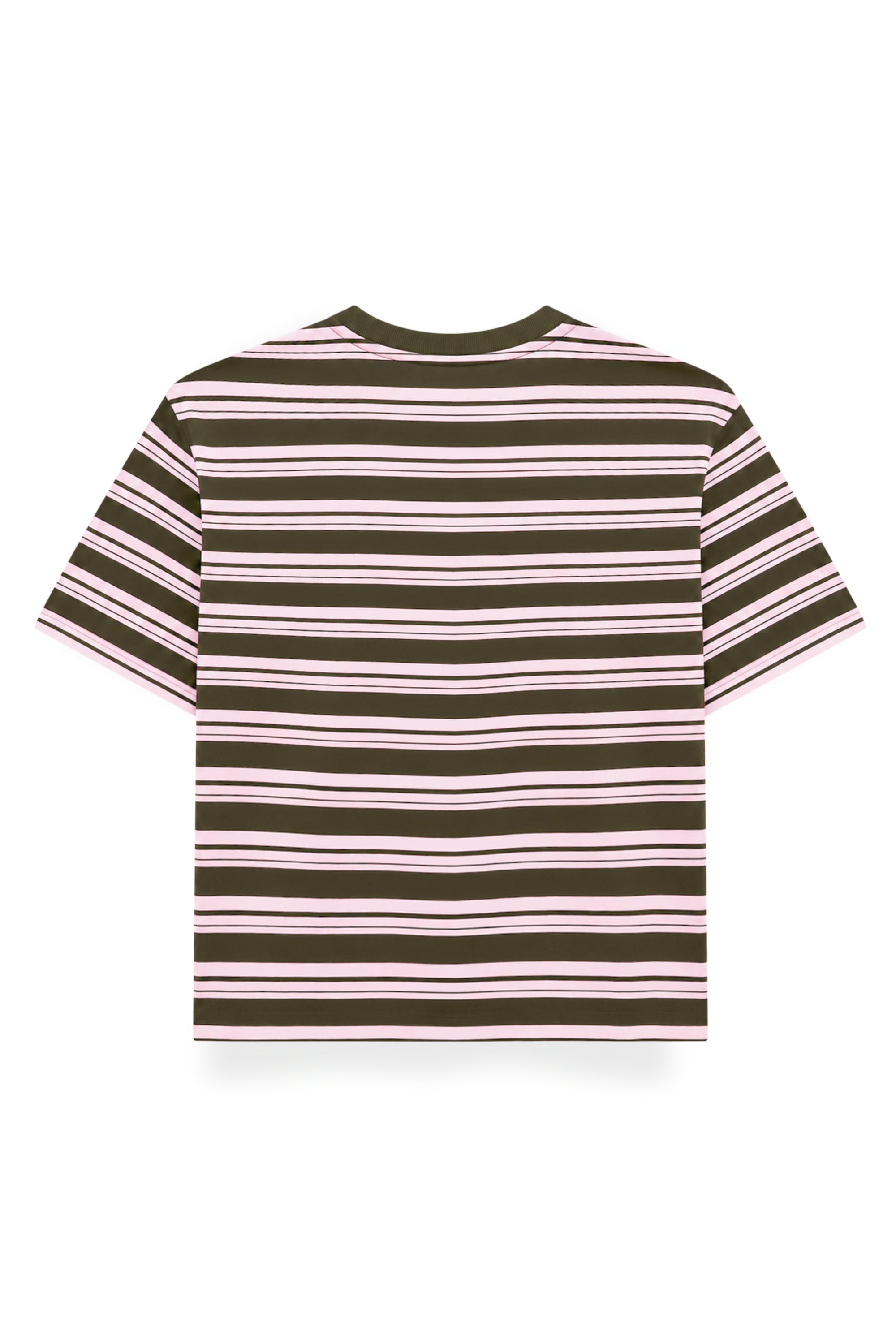 AIIZ Women's Short Sleeve Striped T-Shirt 100% Cotton