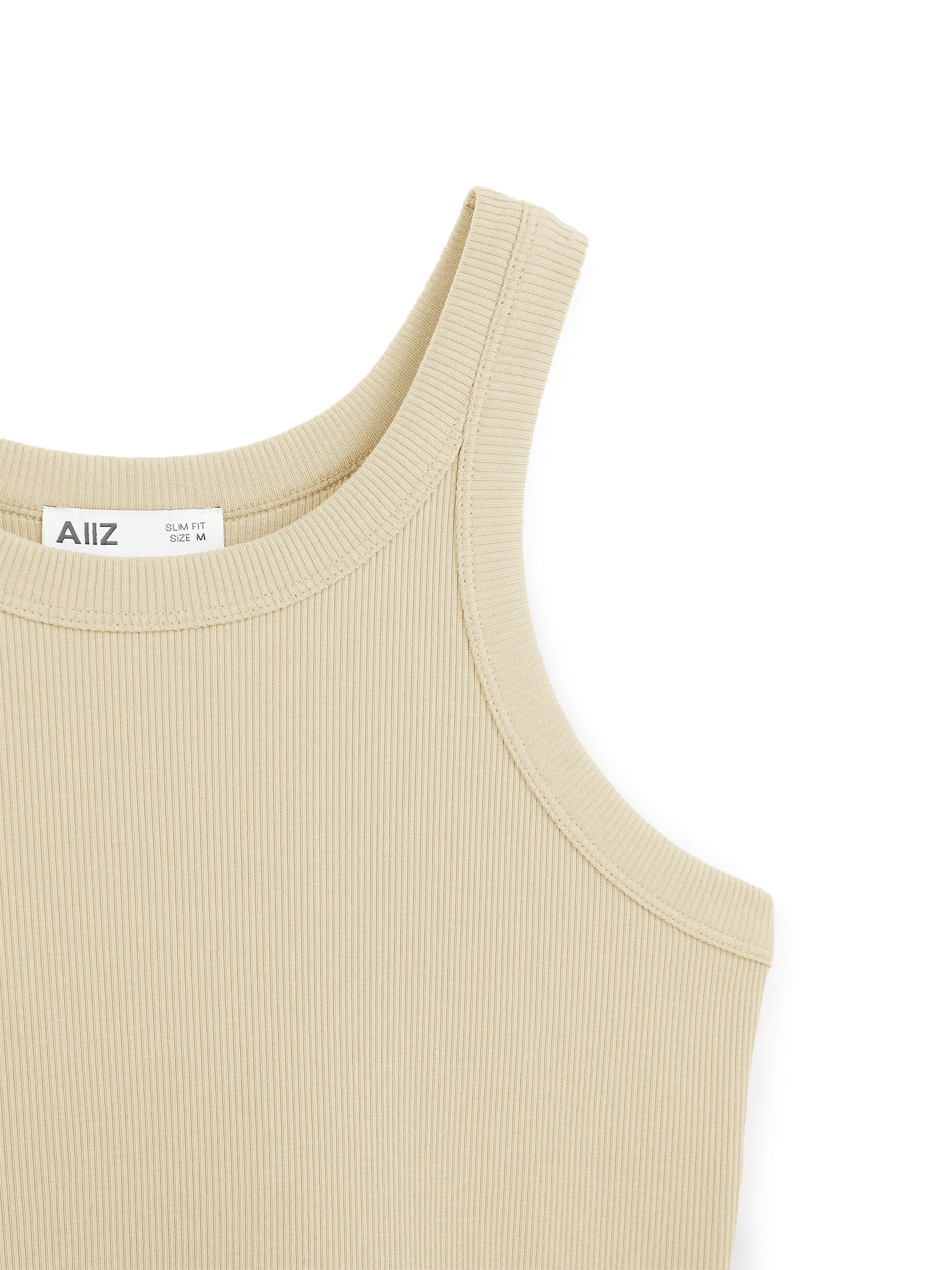 AIIZ Women's Rib Knit Tank Top