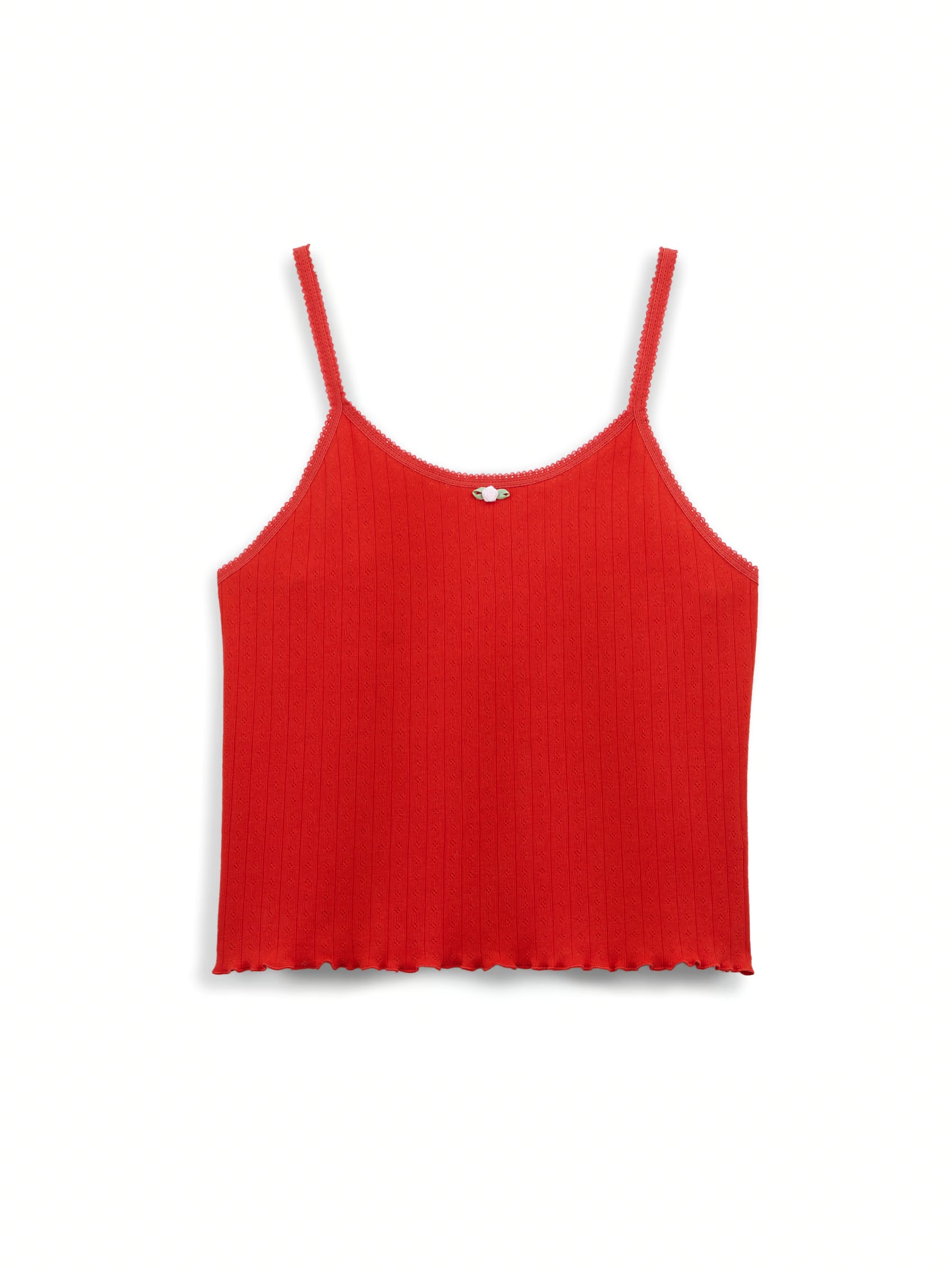 AIIZ (a.moment) Pointelle Strappy Top