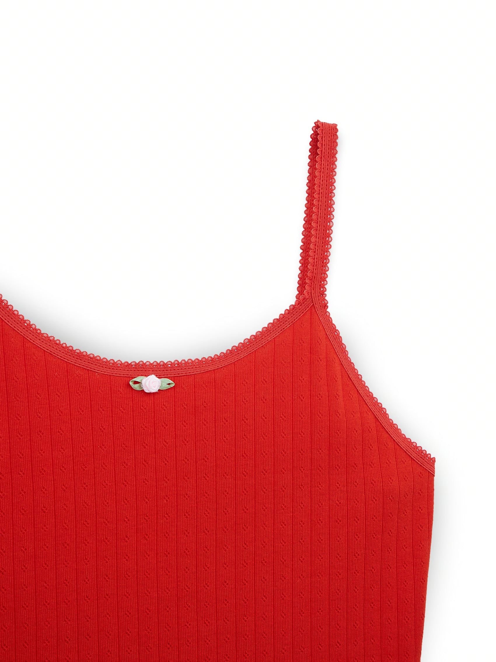 AIIZ (a.moment) Pointelle Strappy Top