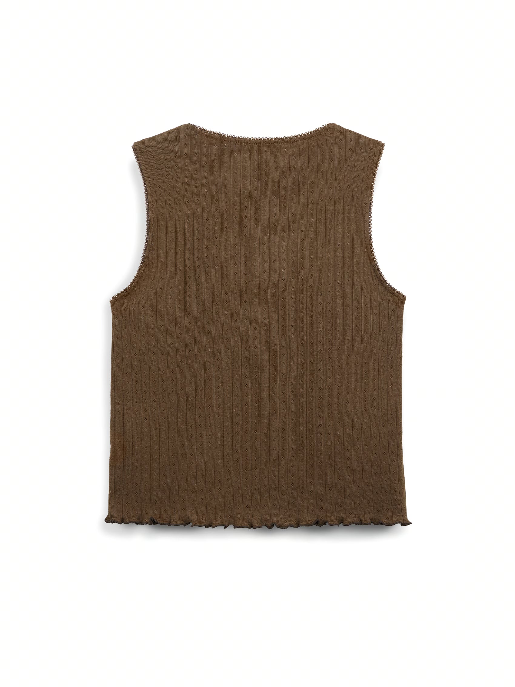 AIIZ (a.moment) Pointelle Sleeveless Top