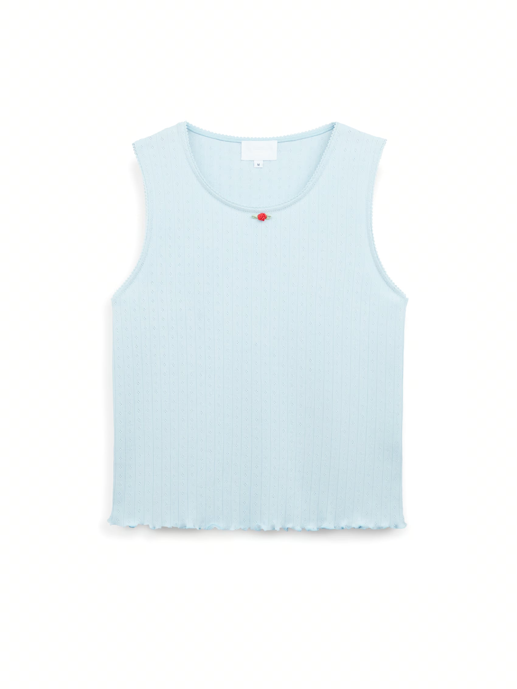 AIIZ (a.moment) Pointelle Sleeveless Top