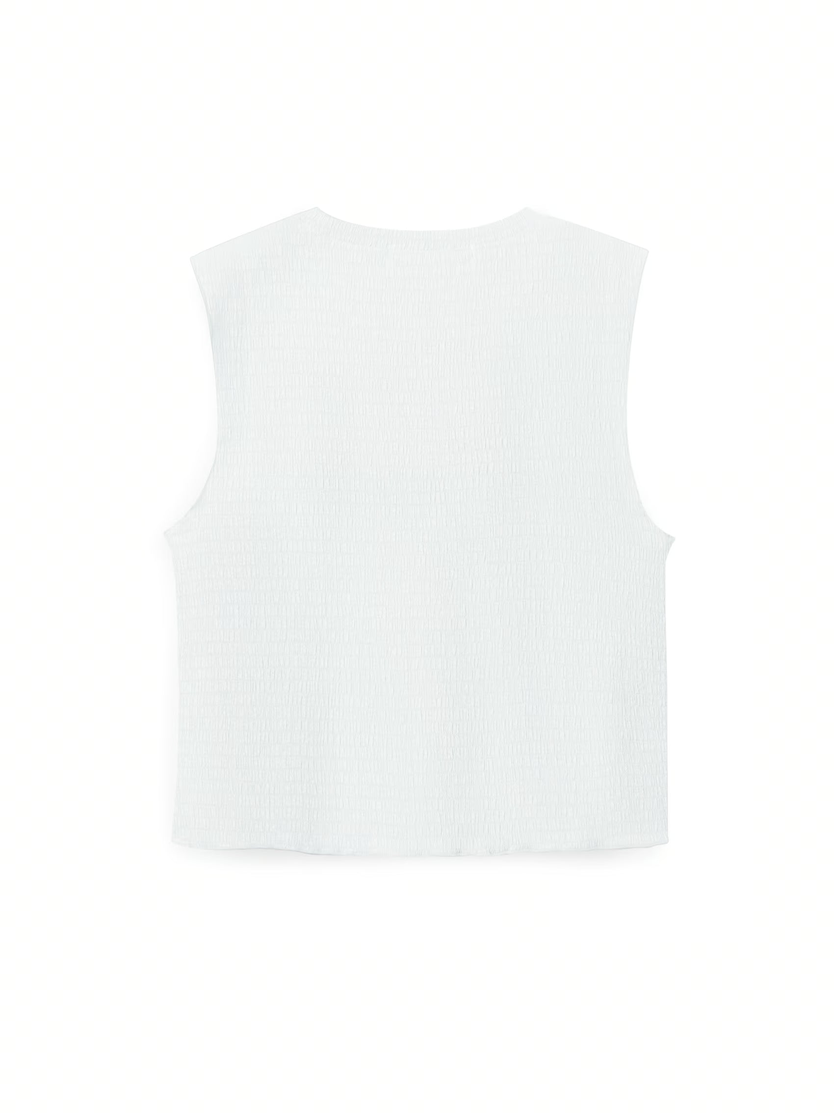 AIIZ Women's Crinkle Top with Graphic