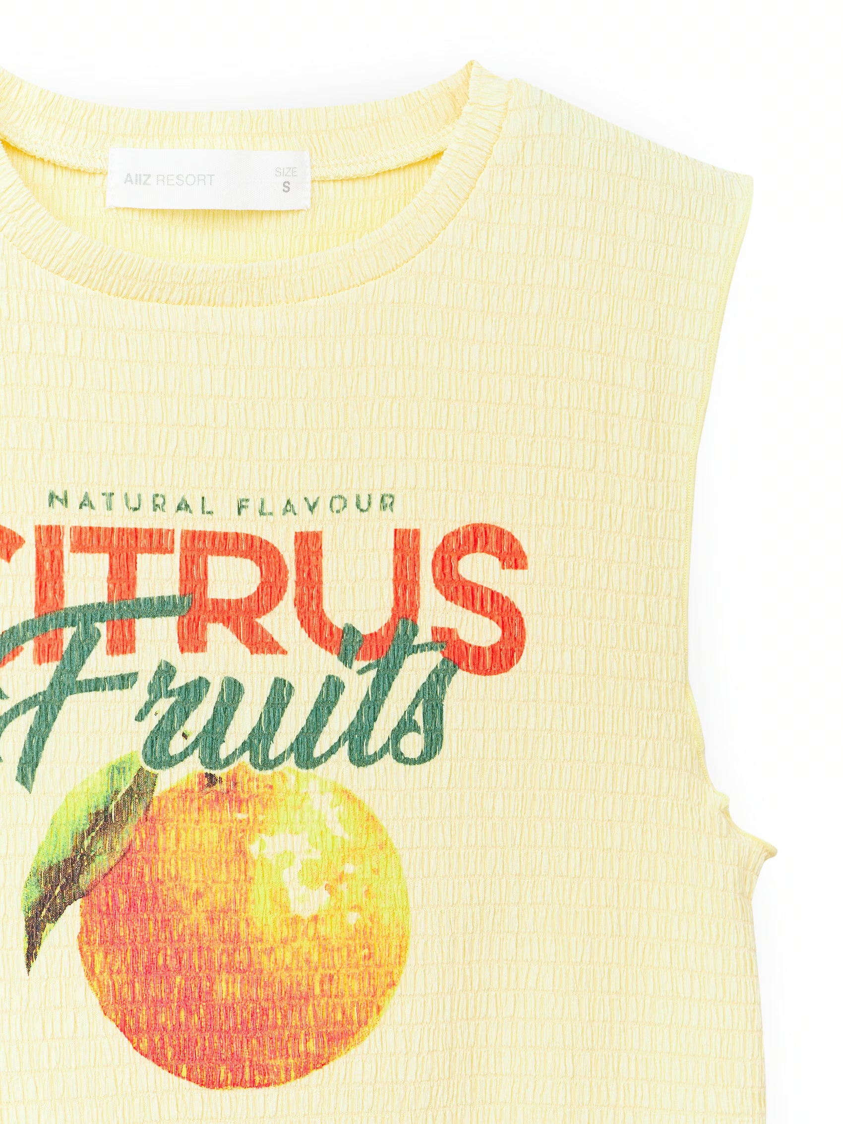 AIIZ Women's Crinkle Top with Graphic